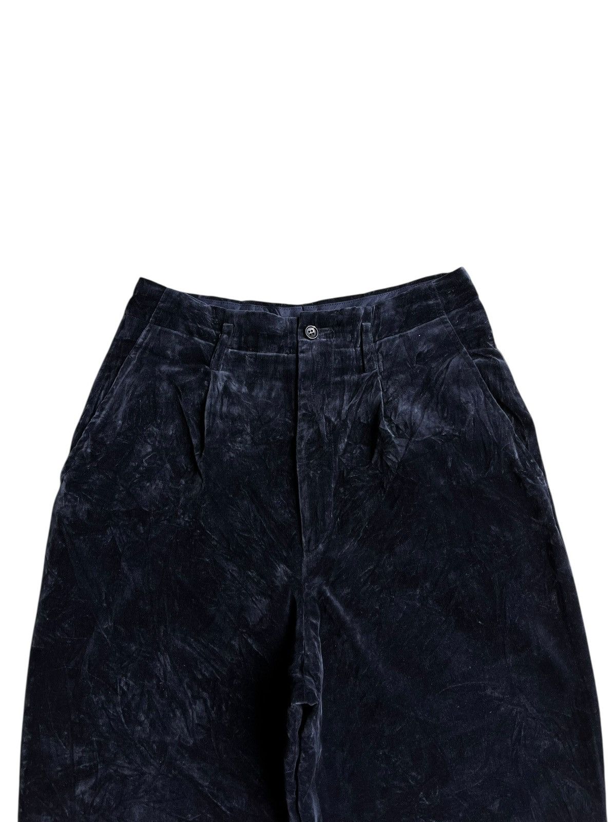 Comme des Garcons Tricot Comme Des Garcons Pleated Pants Velvet Size US 29 - 2 Thumbnail