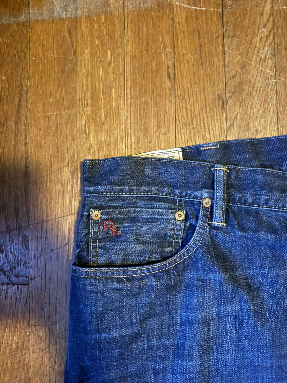 Polo Ralph Lauren Polo Ralph Lauren Hampton straight leg blue jeans Size US 34 / EU 50 - 6 Thumbnail
