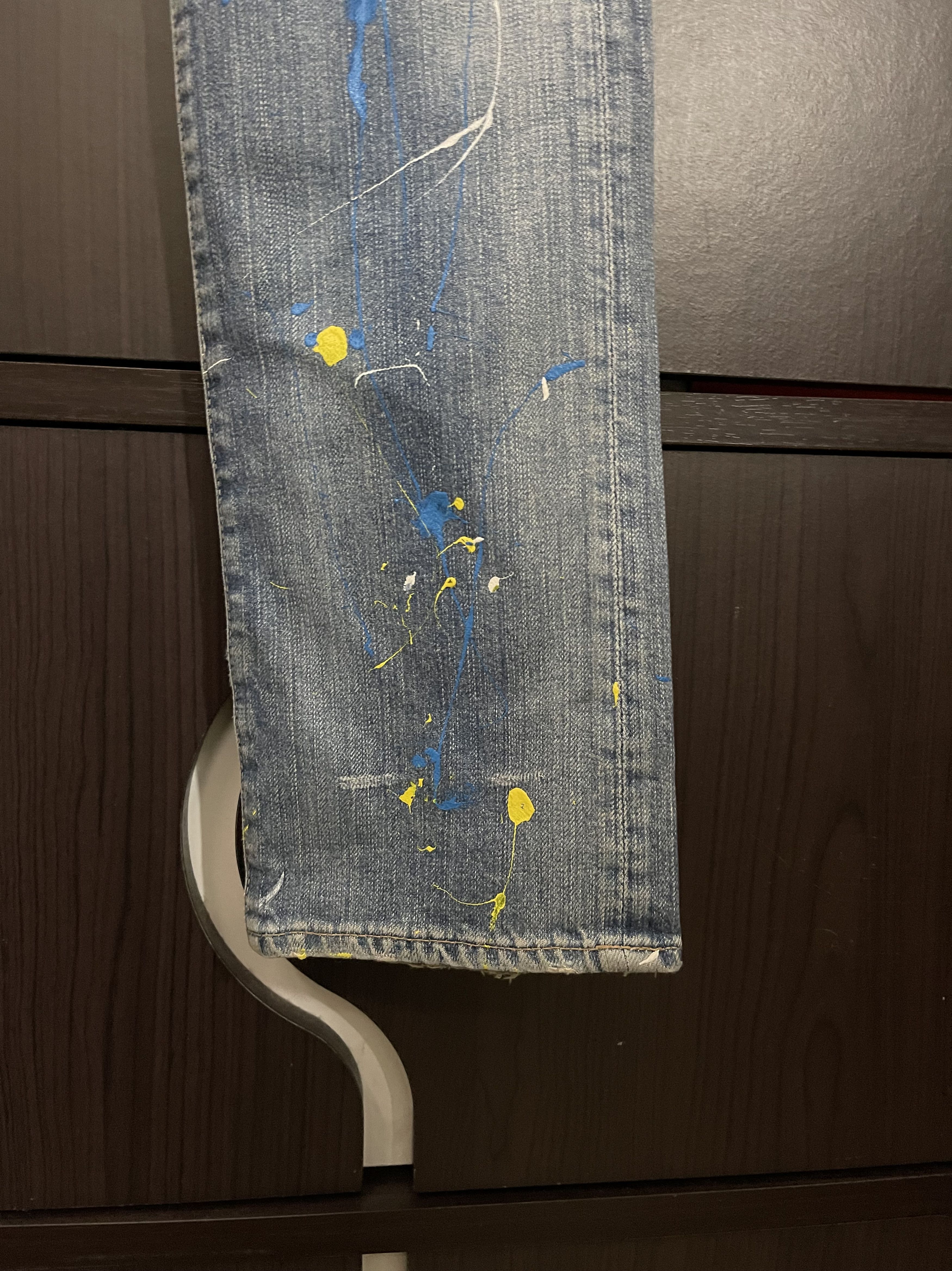 Hysteric Glamour Hysteric Glamour Stud Painting Distress Denim Kendrick lamar Size US 32 / EU 48 - 9 Thumbnail