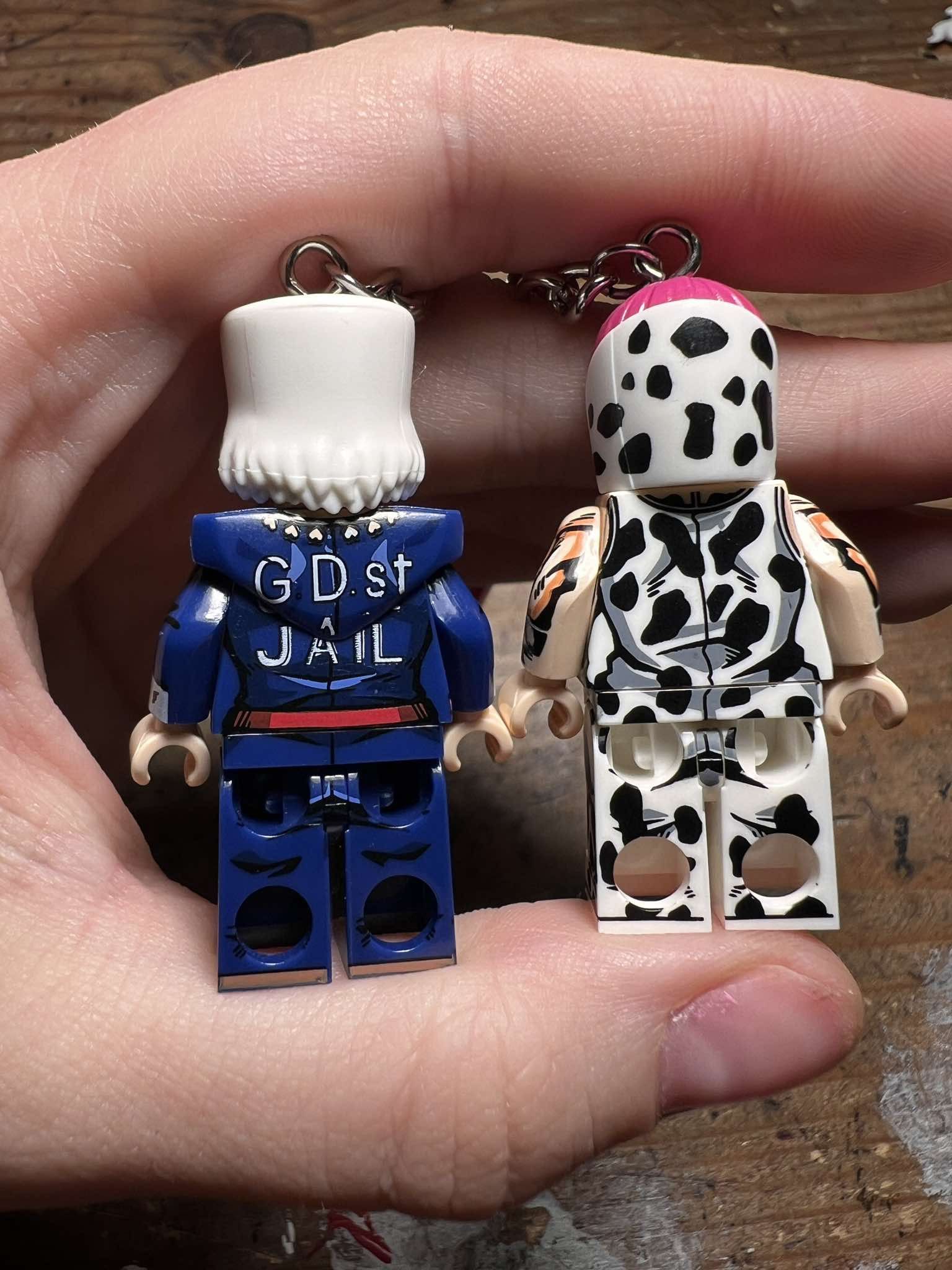 Other Jojo Rikiel Weather Report anime minifigure keychain Size ONE SIZE - 7 Thumbnail