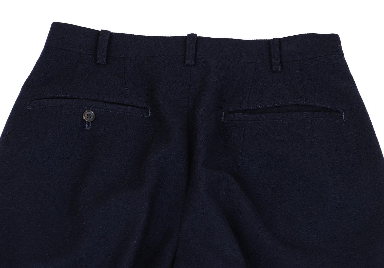 Yohji Yamamoto Yohji Yamamoto Wool Tapered Pants Navy S Size US 30 / EU 46 - 10 Thumbnail