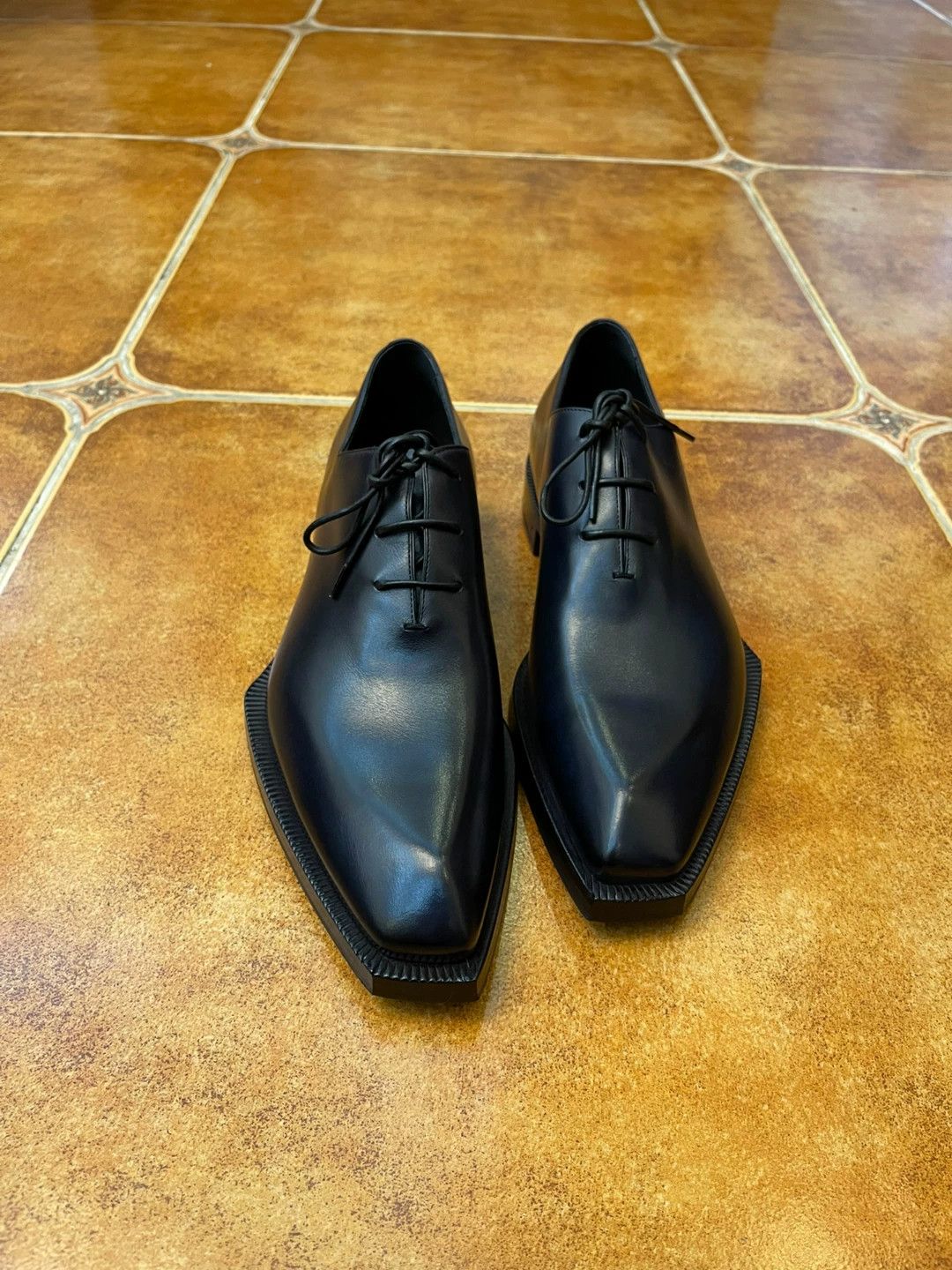Berluti BERLUTI Blade US8 New Black Washed Venice Calfskin Size US 8 / EU 41 - 1 Thumbnail