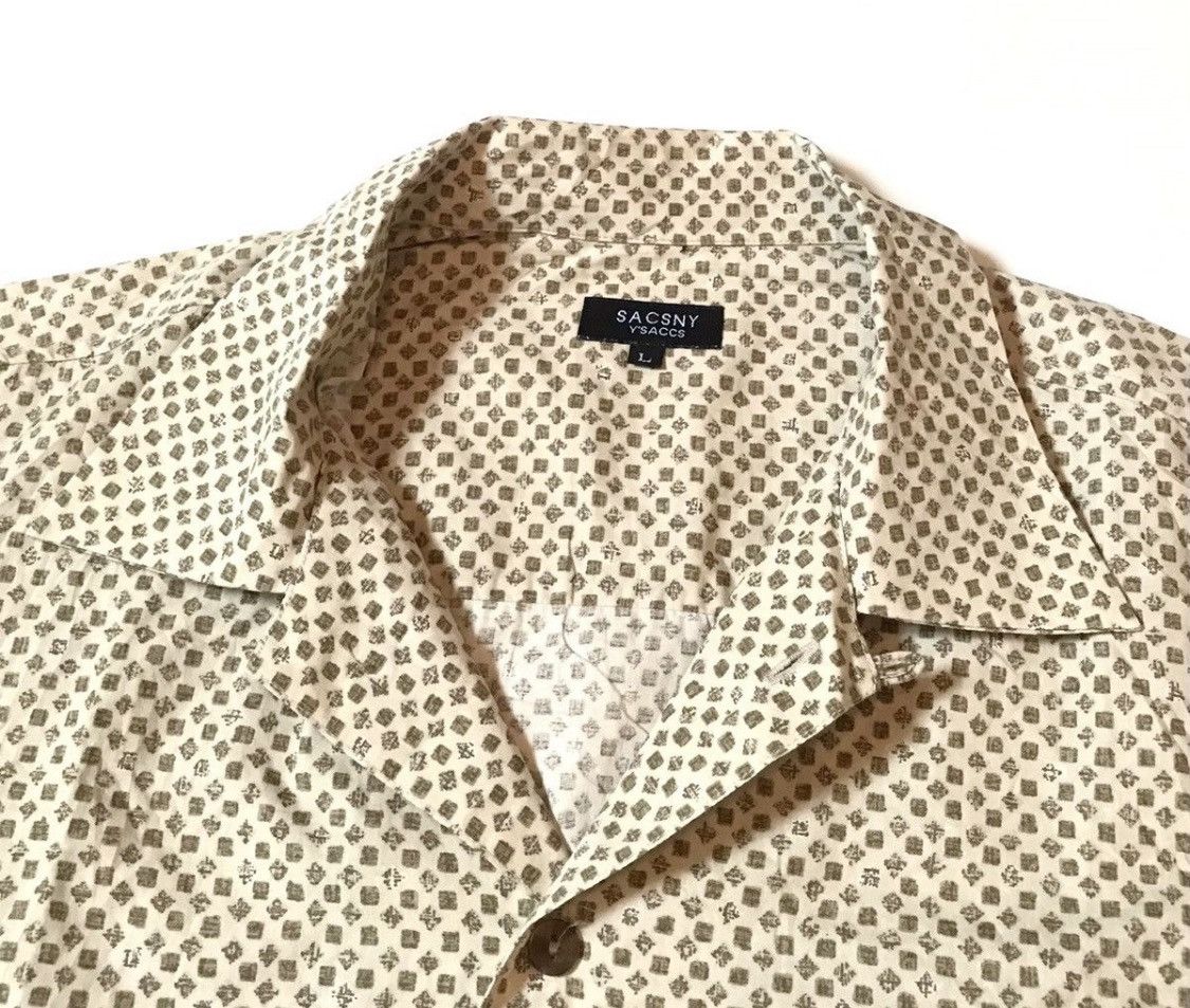 Yohji Yamamoto TAX FREE 🇺🇸 yohji yamamoto y’saccs printed camp shirt Size US L / EU 52-54 / 3 - 2 Thumbnail