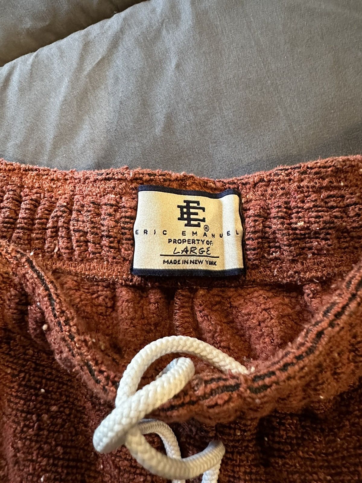 Eric Emanuel ERIC EMANUEL BROWN BOUCLE SHORTS LARGE Size US 32 / EU 48 - 2 Thumbnail