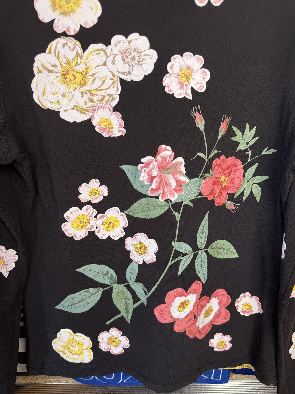 Dior Crazy CHRISTIAN DIOR Flowers Long Sleeve Size L / US 10 / IT 46 - 8 Thumbnail
