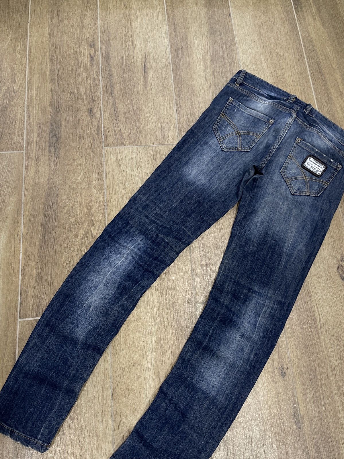 Dolce & Gabbana Dolce Gabbana Vintage Jeans Slim Skinny Japanese Faded Y2K Size 30" / US 8 / IT 44 - 4 Thumbnail