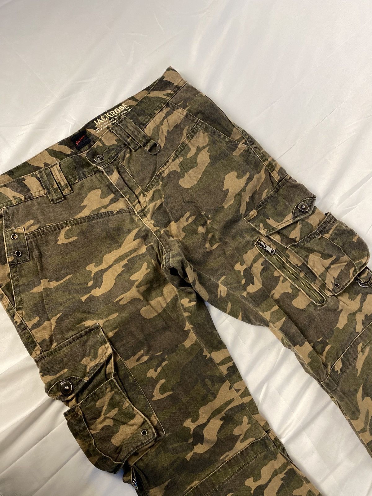 JACKROSE Jackrose Camo Cargo Flared Army Japanese Style Size US 35 - 11 Thumbnail