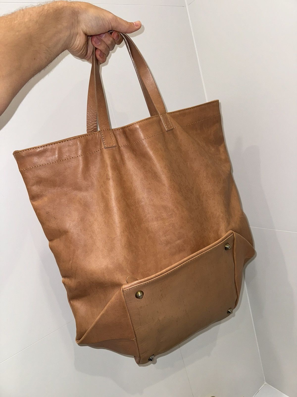 Genuine Leather × H&M × Maison Margiela Maison Martin Margiela x H&M rare collaboration leather bag Size ONE SIZE - 3 Thumbnail