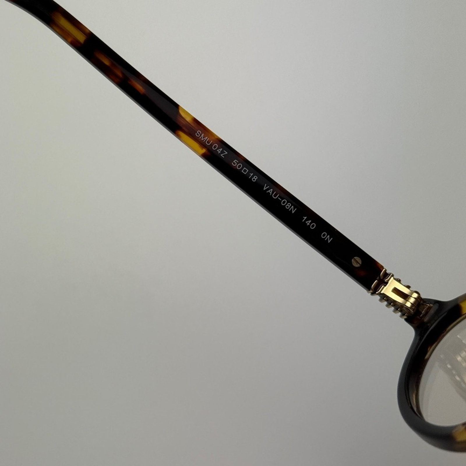 Miu Miu MIU MIU Eyeglasses MU04ZS VAU08N Havana/Clear Blue Light Size ONE SIZE - 7 Thumbnail
