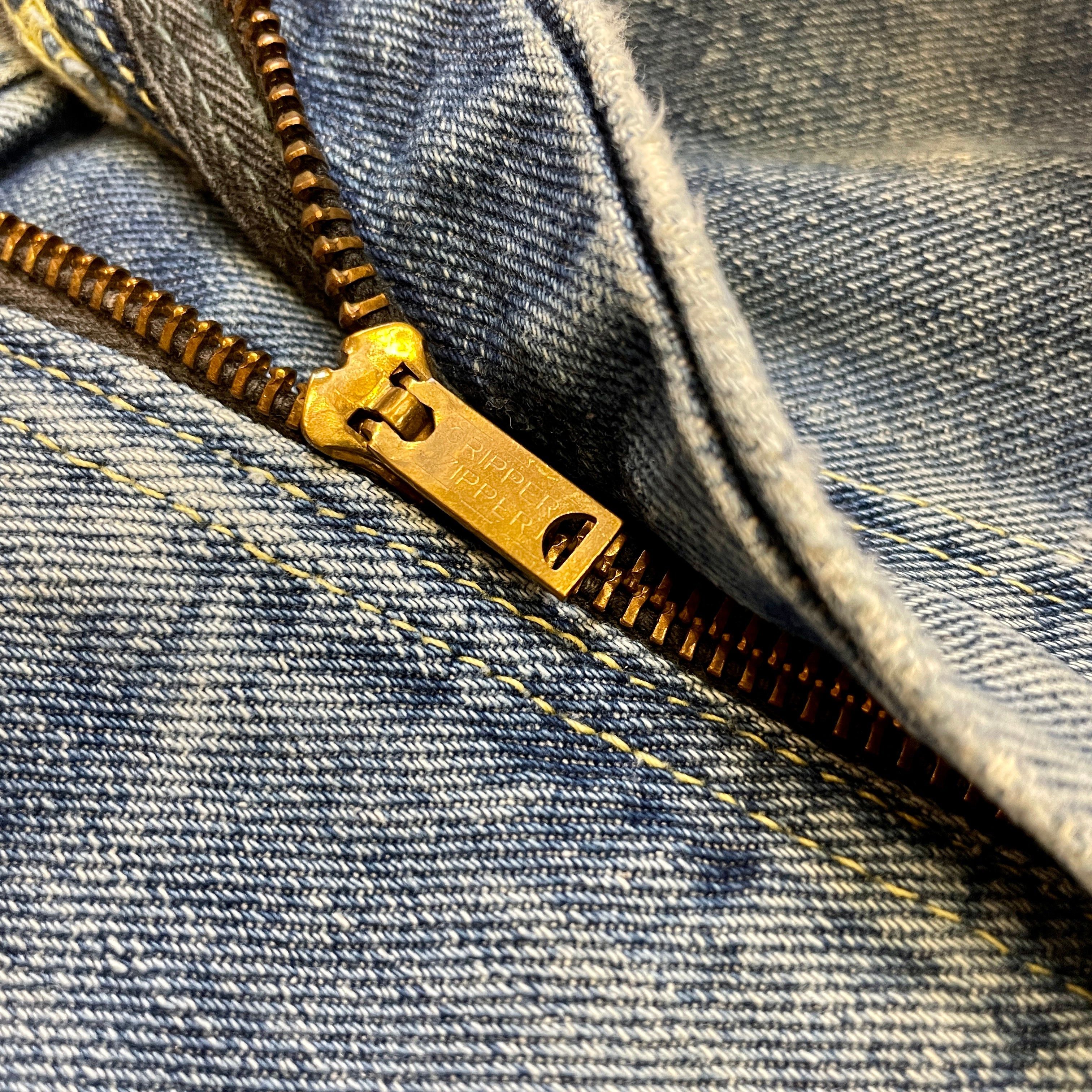 Lee 1950s Union Made In USA Lee Riders True Vintage Crotch Rivet Blue Jeans Size XS Size US 26 / EU 42 - 4 Thumbnail