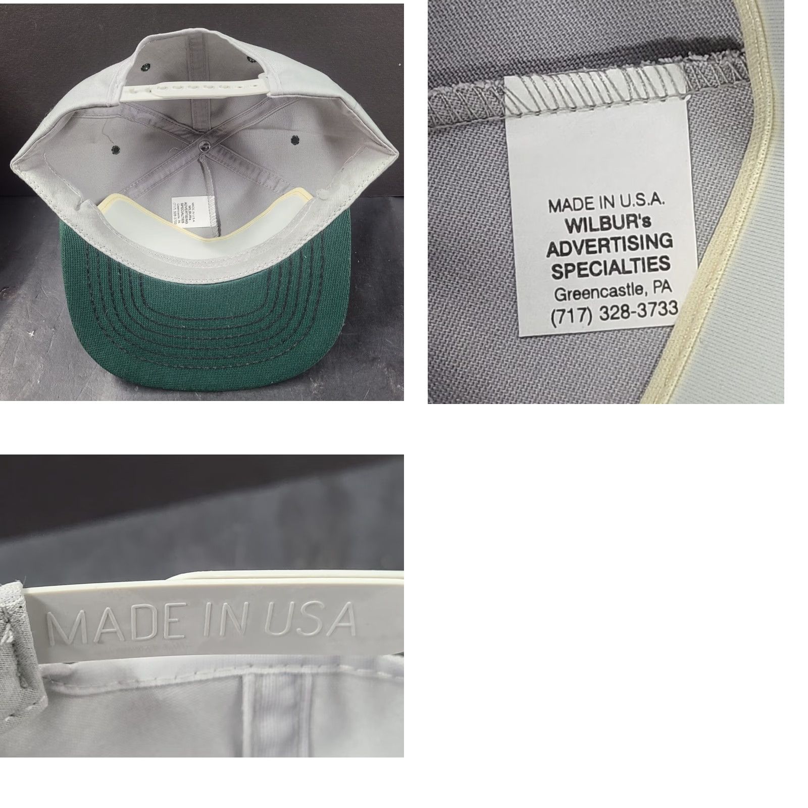 Vintage VINTAGE Wilburs Trucker Hat USA MADE, I Love Hit & Miss Engines, Adjustable Snapback, Gray, Cotton, Wide Brim, 80s 90s, Original, Hats, Mens/Unisex Size ONE SIZE - 8 Thumbnail