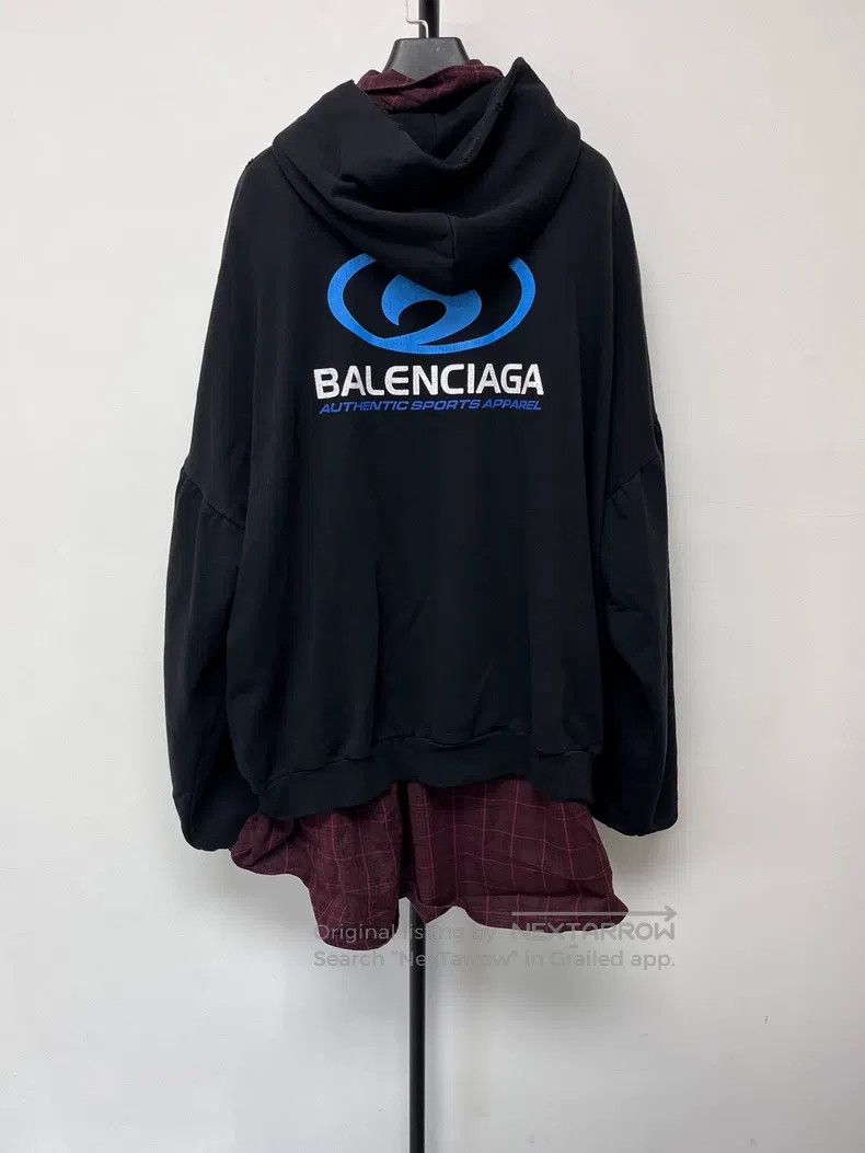Balenciaga Balenciaga Shirt Sweatshirt Hybrid Size US XL / EU 56 / 4 - 1 Thumbnail