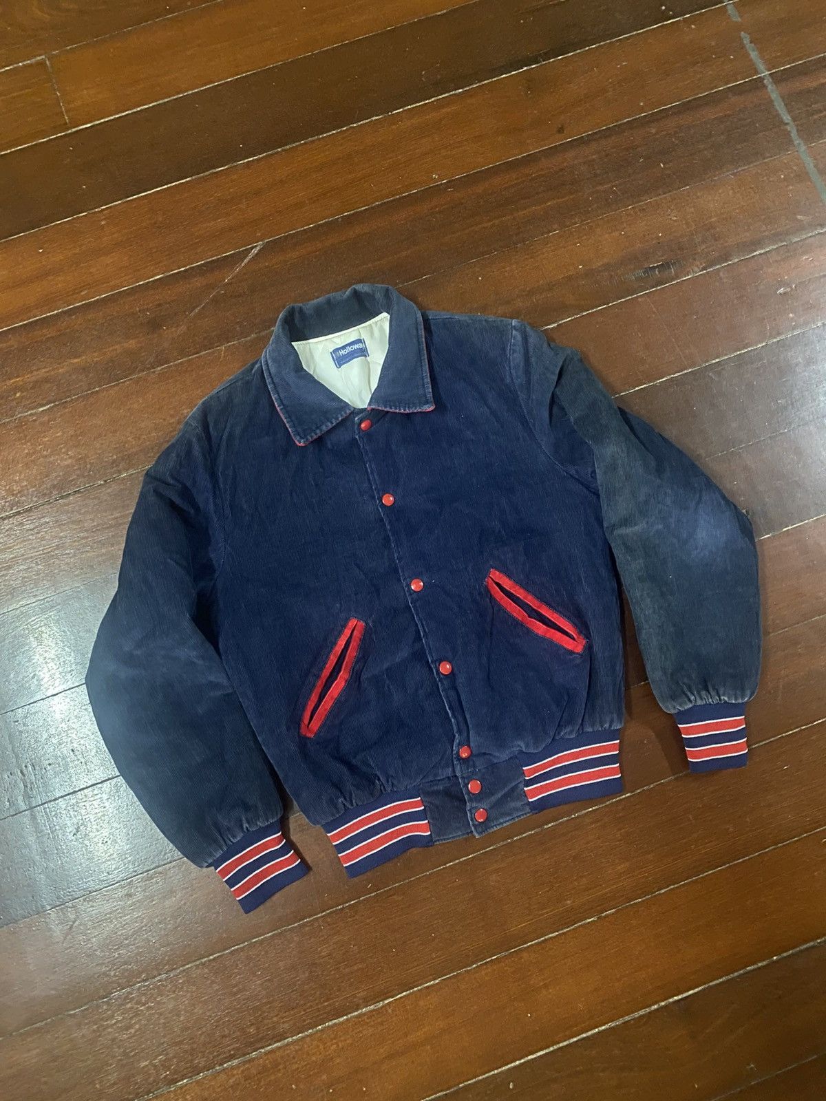 Vintage Rare vintage 70s HOLLOWAY corduroy bomber jacket Size US S / EU 44-46 / 1 - 2 Thumbnail