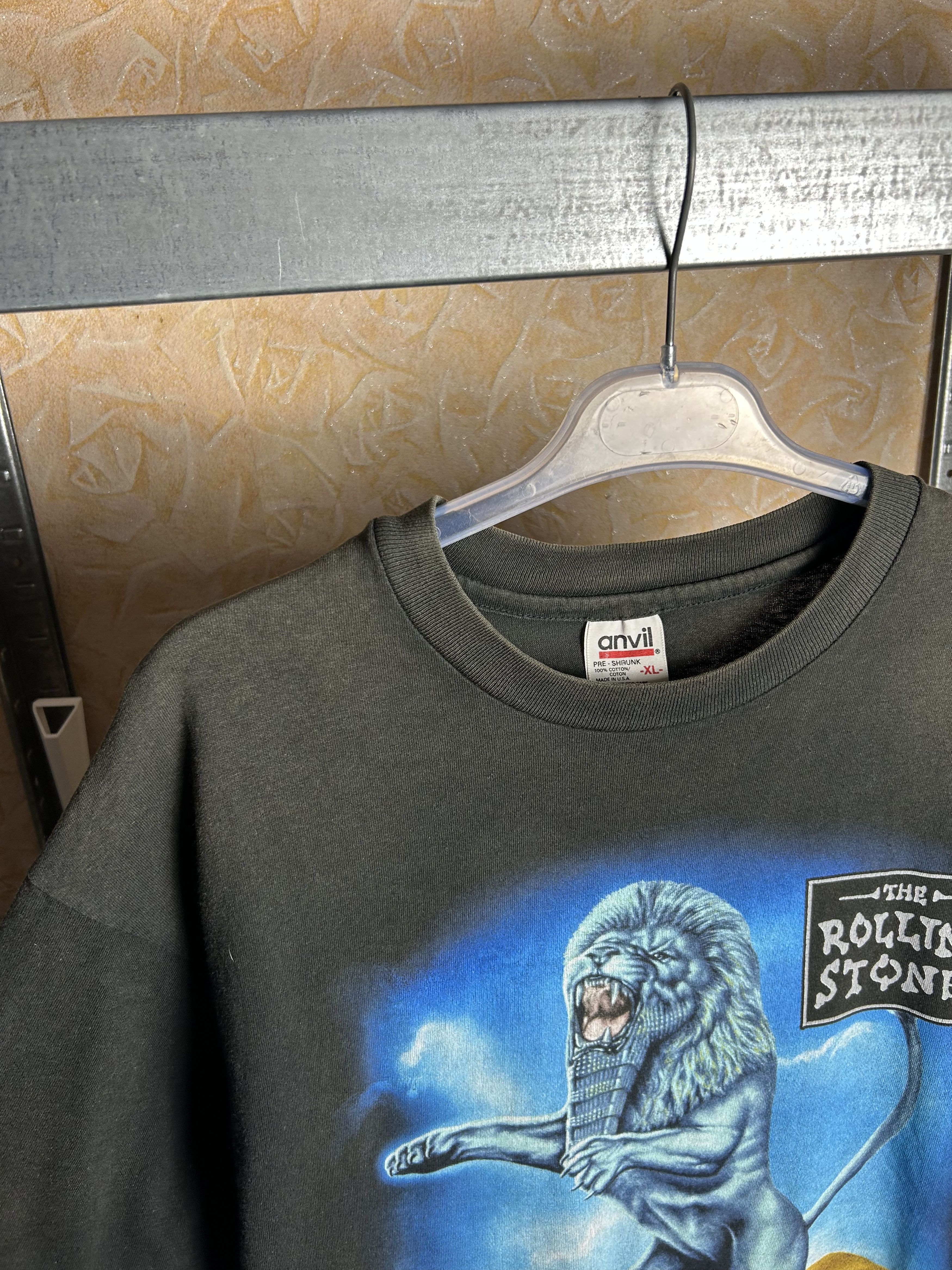 Band Tees Vintage 1997 1998 The Rolling Stones Rock Band Tour T-shirt Size US XL / EU 56 / 4 - 6 Thumbnail