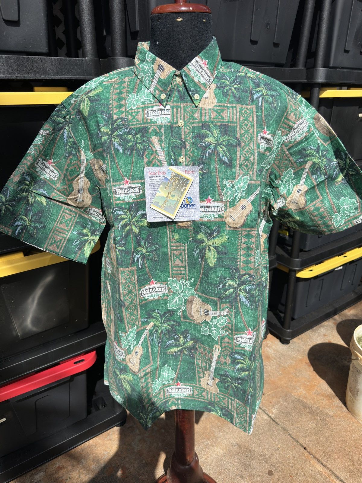 Reyn Spooner New Rare Reyn Spooner Heineken Beer Hawaiian Shirt Men’s XL Size US XL / EU 56 / 4 - 1 Thumbnail