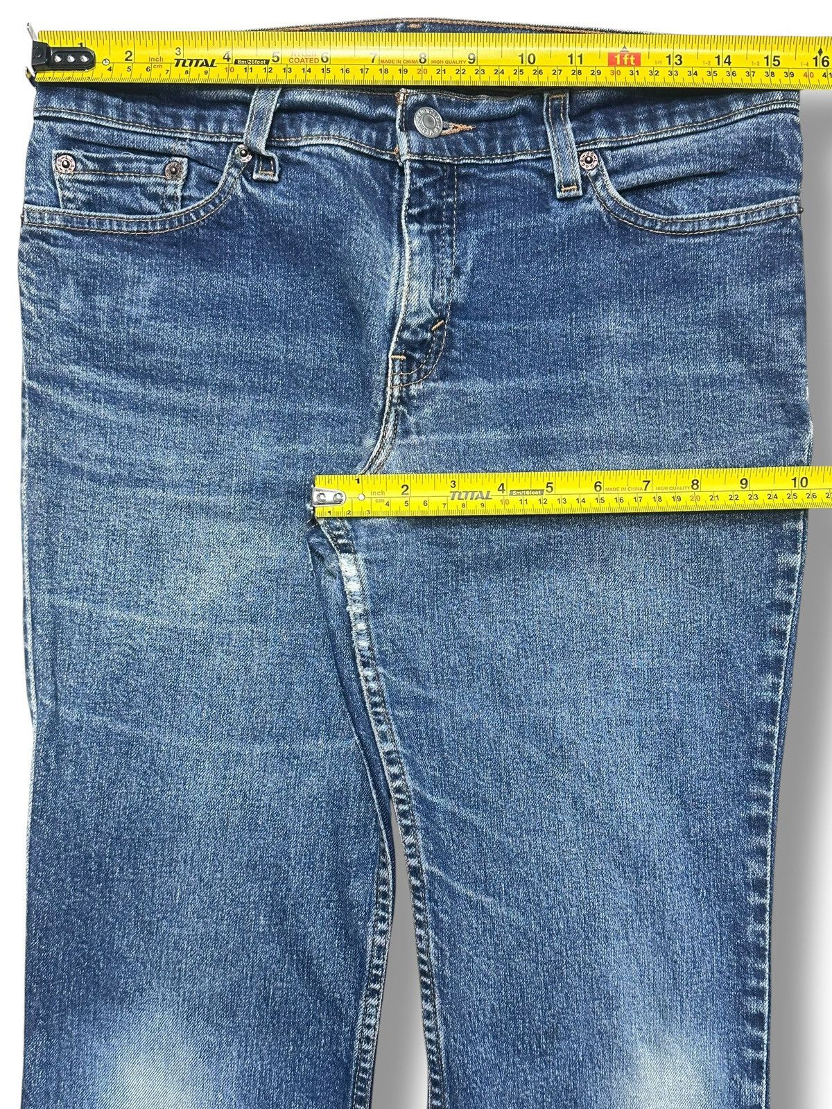 Levi's Vintage Levi’s 518 Super Low BootCut Jeans With Faded Wash Size US 31 - 18 Thumbnail