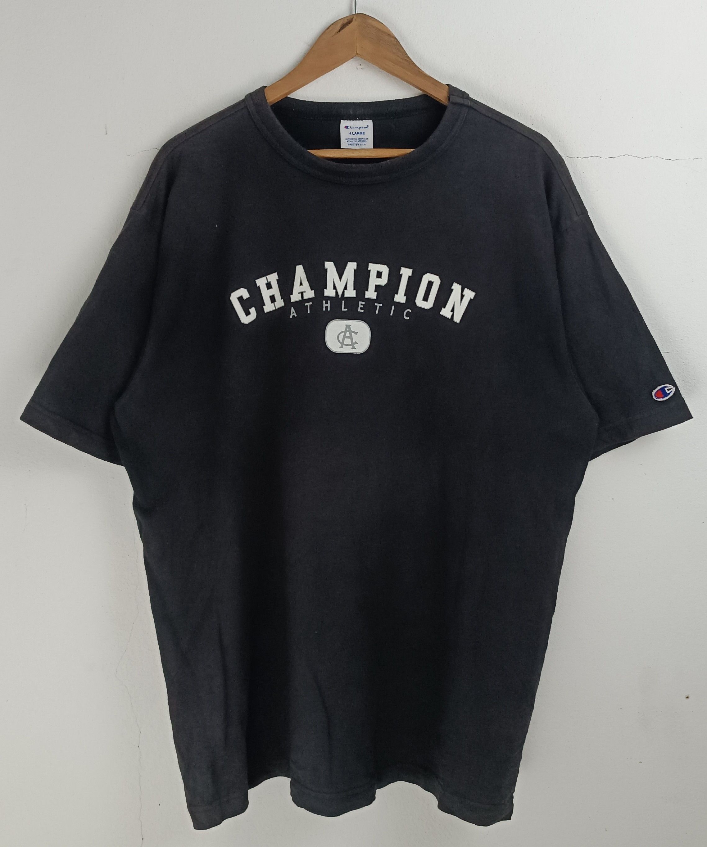 Champion VINTAGE CHAMPION CLASSIC SPELLOUT LOGO TEE Size US XL / EU 56 / 4 - 3 Thumbnail