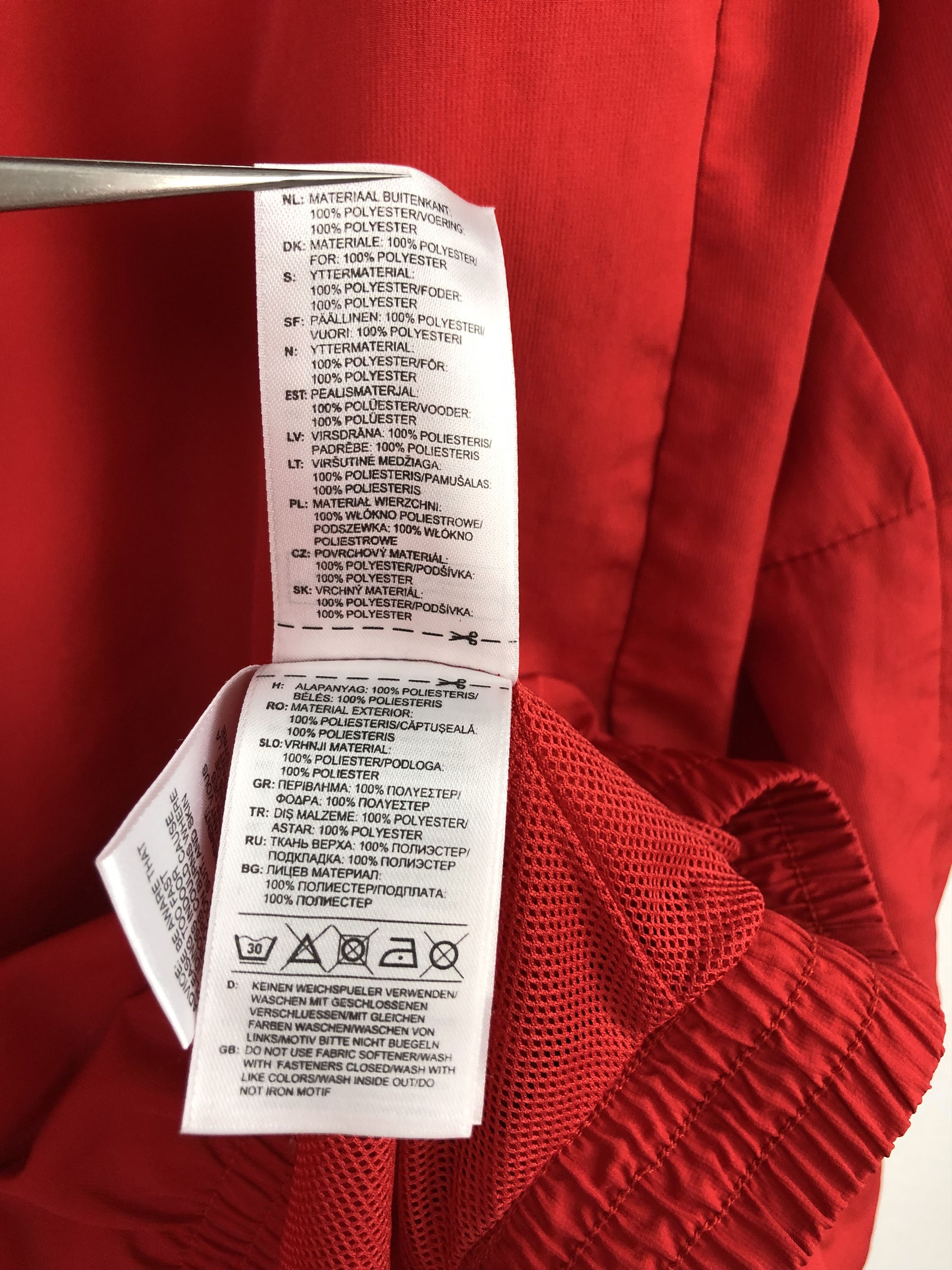 Adidas Vintage Munster Rugby Adidas Jacket Track Top Rare Red Size US L / EU 52-54 / 3 - 14 Thumbnail