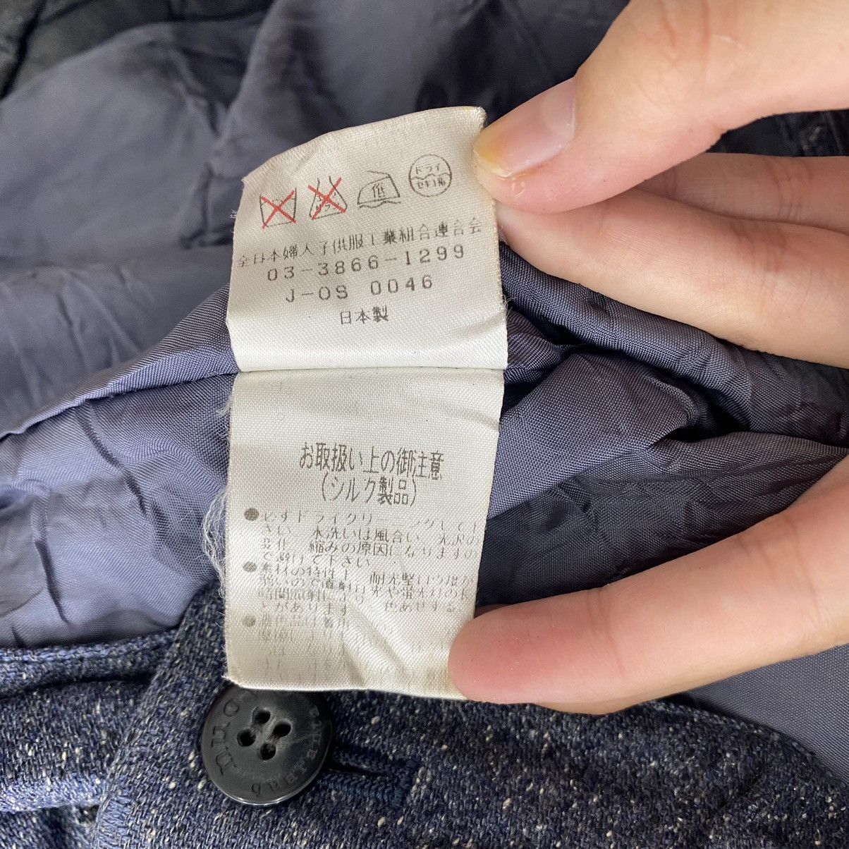Other NUOVO QUARANTA Italian Designer Button Up Navy Wool Coat Size M / US 6-8 / IT 42-44 - 7 Thumbnail