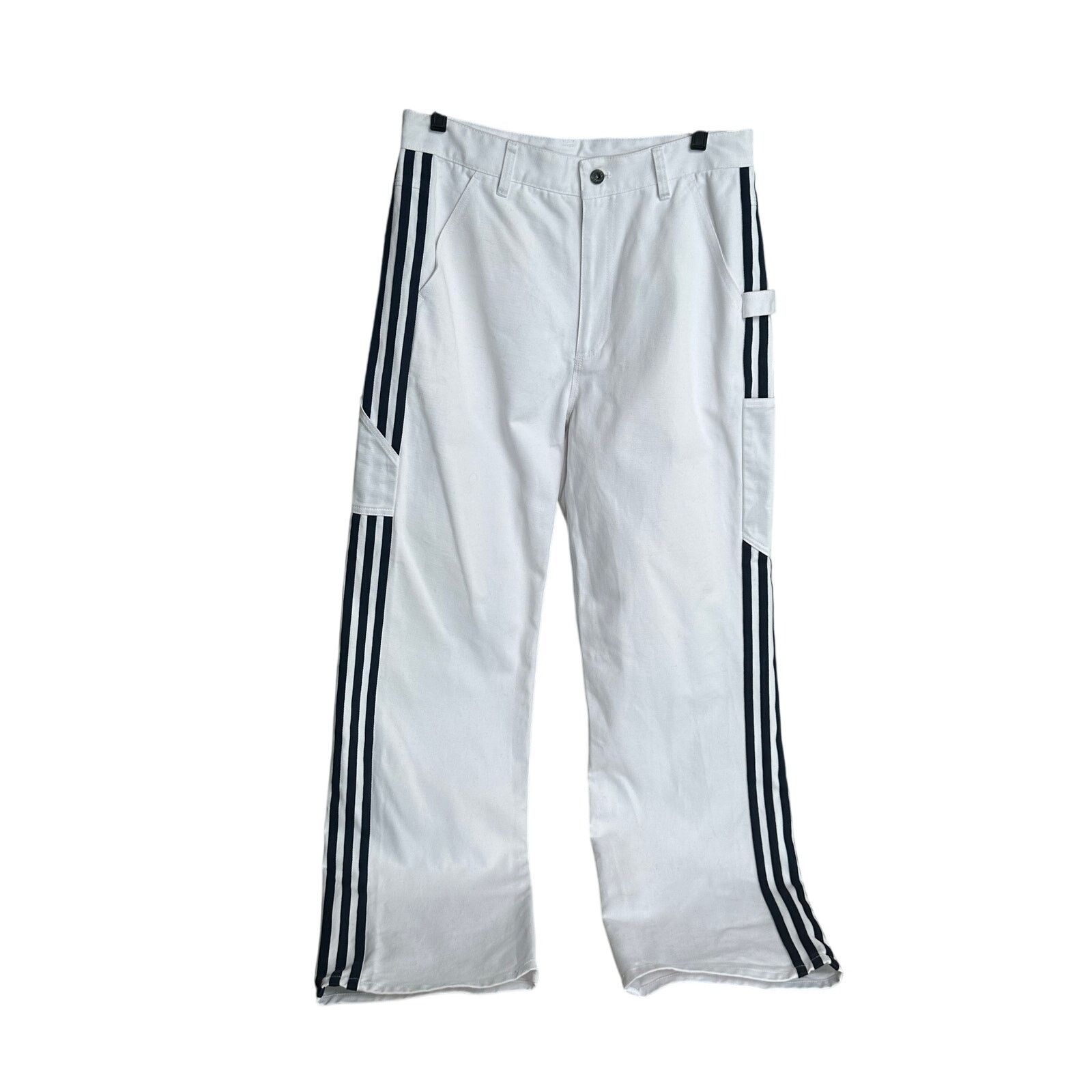 Adidas Adidas Mens Noah Painter Pants 'White' - GS1390 Size S - New Size US 26 / EU 42 - 2 Thumbnail