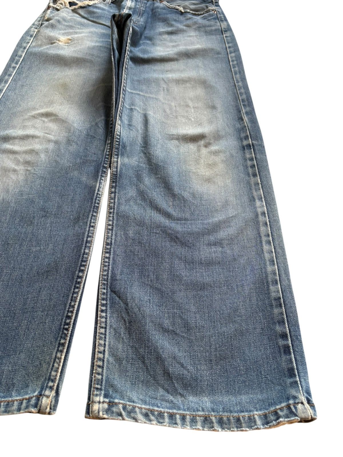 Levi's Vintage 90s Levis 512 Mud Wash Distress Baggy Jeans Size US 33 - 7 Thumbnail