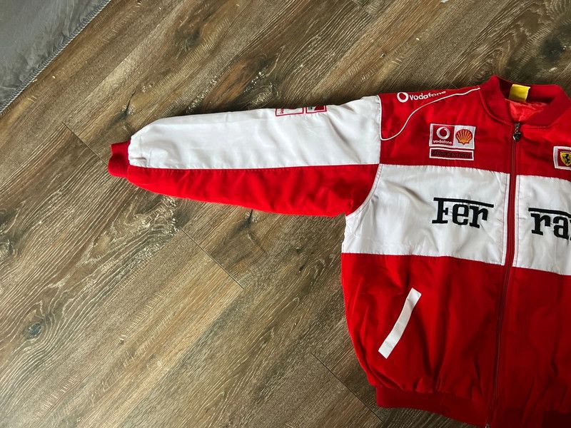 Ferrari Ferrari jacket red white retro pinterest sport streetwear Size US XXL / EU 58 / 5 - 2 Thumbnail