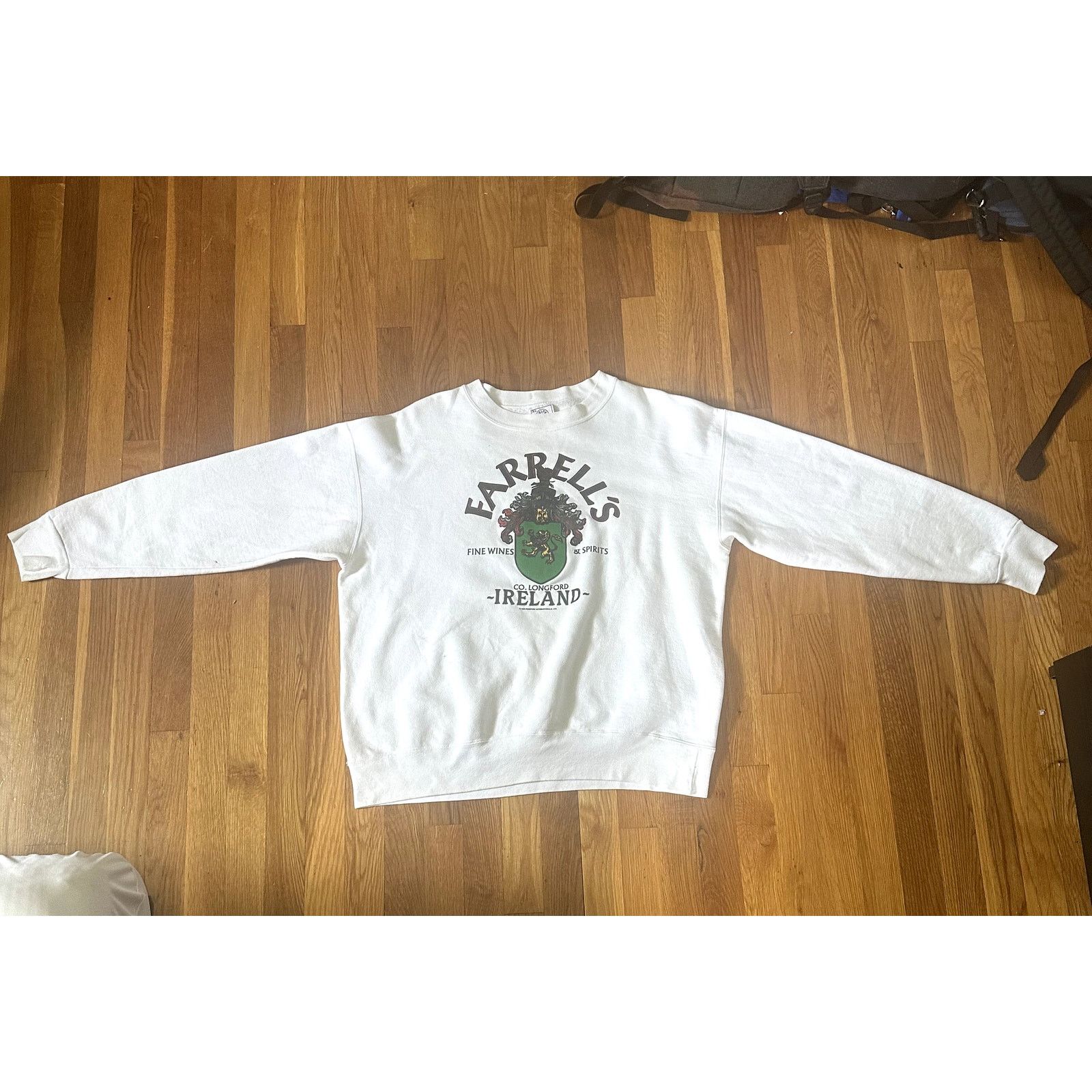 Delta × Vintage XL Vintage Heavy Weight 90s Farrells Ireland Delta Crewneck Size US XL / EU 56 / 4 - 1 Thumbnail