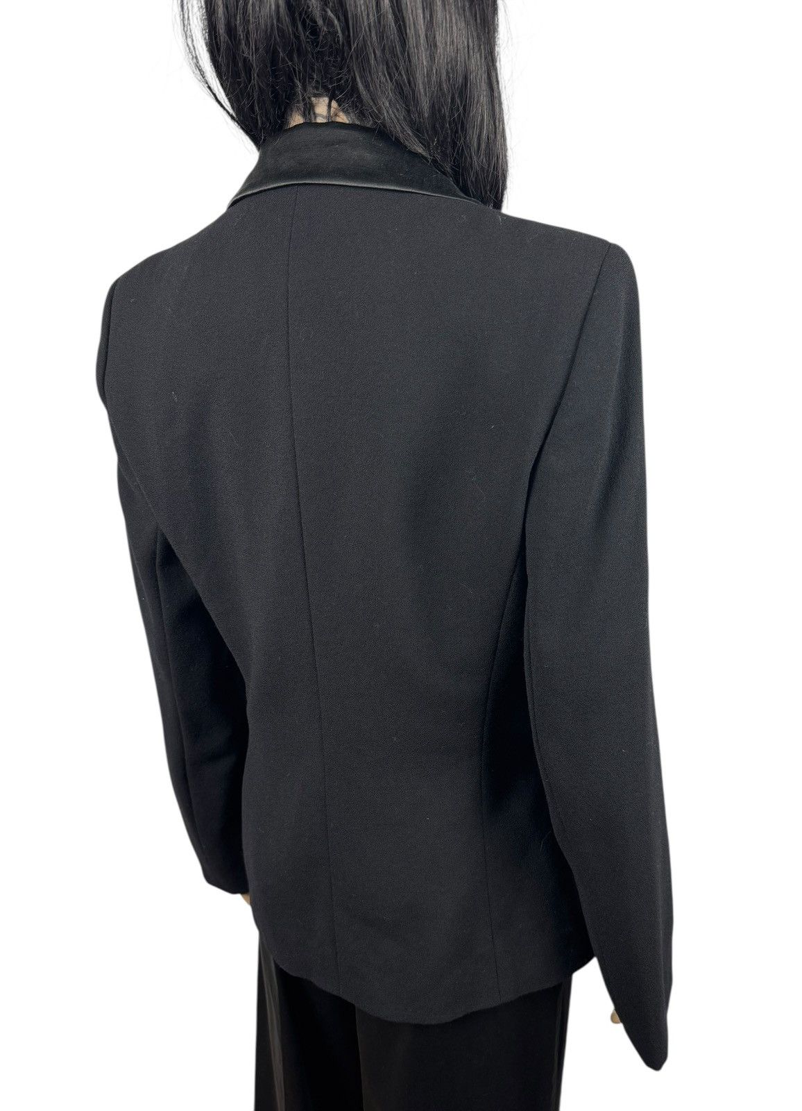 Escada Escada Lana Wool Blazer Silk Collar Satin size DE38 IT44 Size M / US 6-8 / IT 42-44 - 10 Thumbnail
