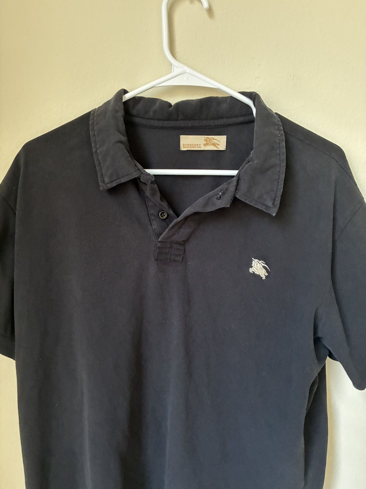 Burberry Vintage Burberry Polo Size US L / EU 52-54 / 3 - 2 Thumbnail