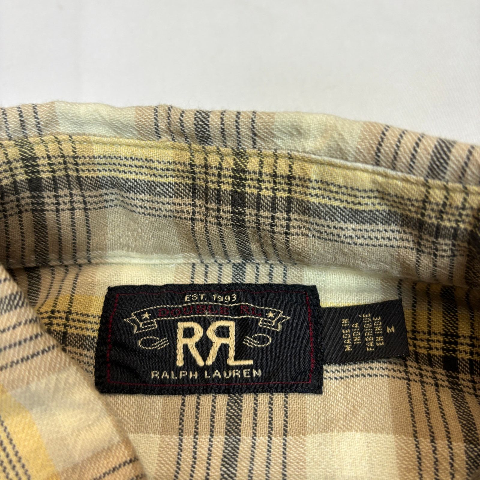 RRL Ralph Lauren RRL Double RL Ralph Lauren Plaid Twill Work Shirt Men's M Size US M / EU 48-50 / 2 - 4 Thumbnail