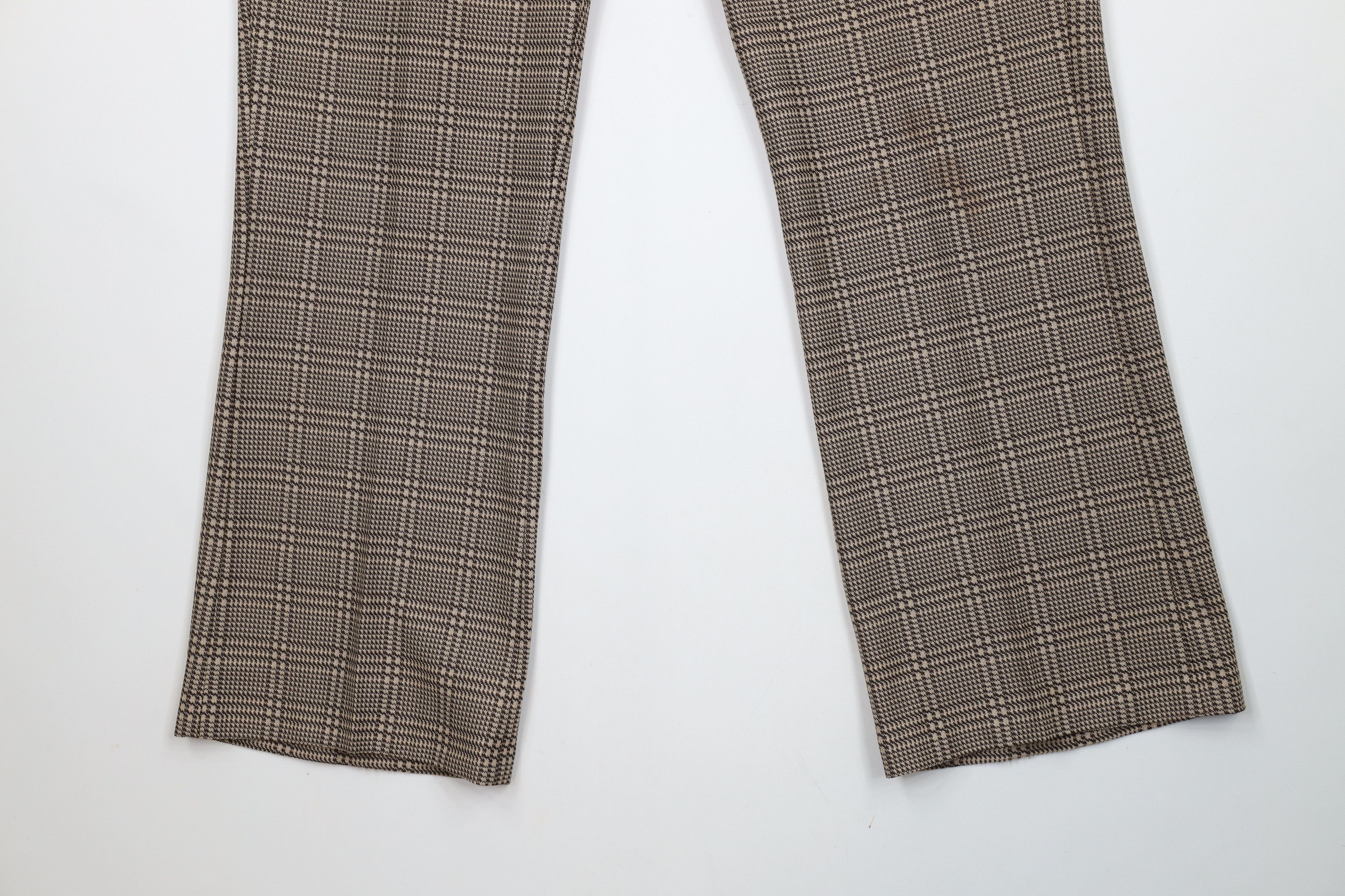Vintage Vintage 70s Streetwear Knit Flared Wide Leg Chino Pants USA Size US 34 / EU 50 - 4 Thumbnail