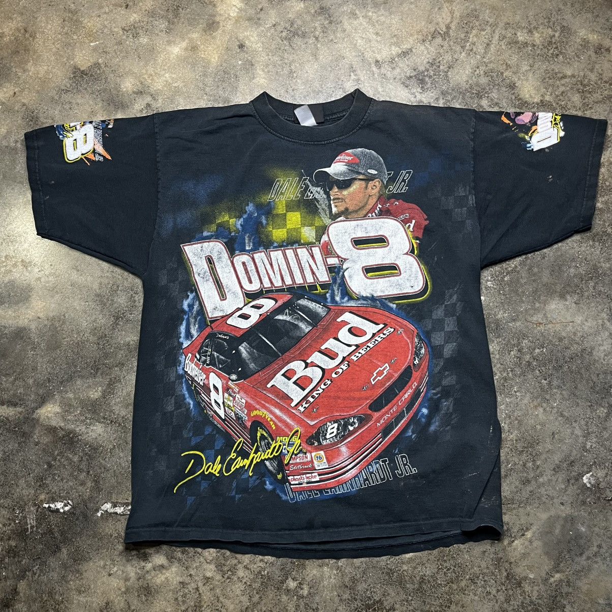 Chase Authentics vintage Budweiser NASCAR Dale Earnhardt AOP tshirt Size US XL / EU 56 / 4 - 1 Thumbnail