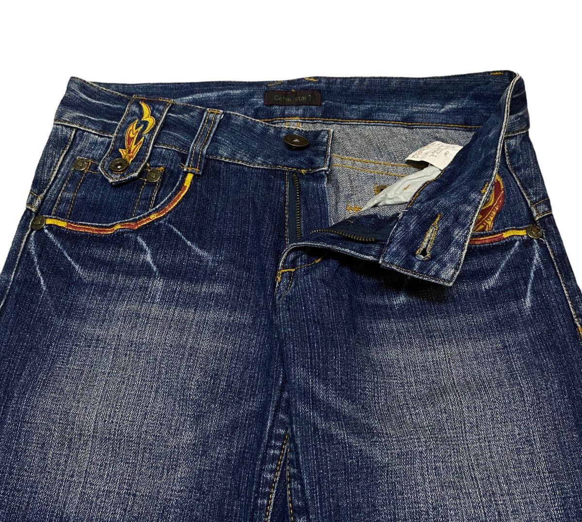 If Six Was Nine Veru Rare Design Vintage Brand Come Stai Flared Jeans 1990s Size US 30 / EU 46 - 5 Thumbnail