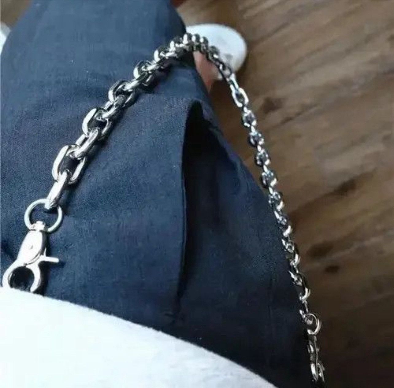 Other Silver Color Anti-Theft Wallet Chain Size ONE SIZE - 3 Thumbnail