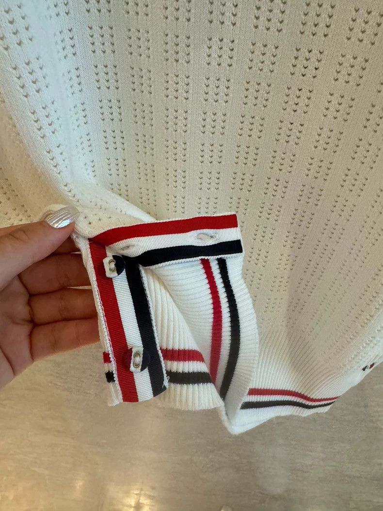 Thom Browne Thom browne Knitted lacing short sleeves 2503-Nextarrow Size S / US 4 / IT 40 - 6 Thumbnail