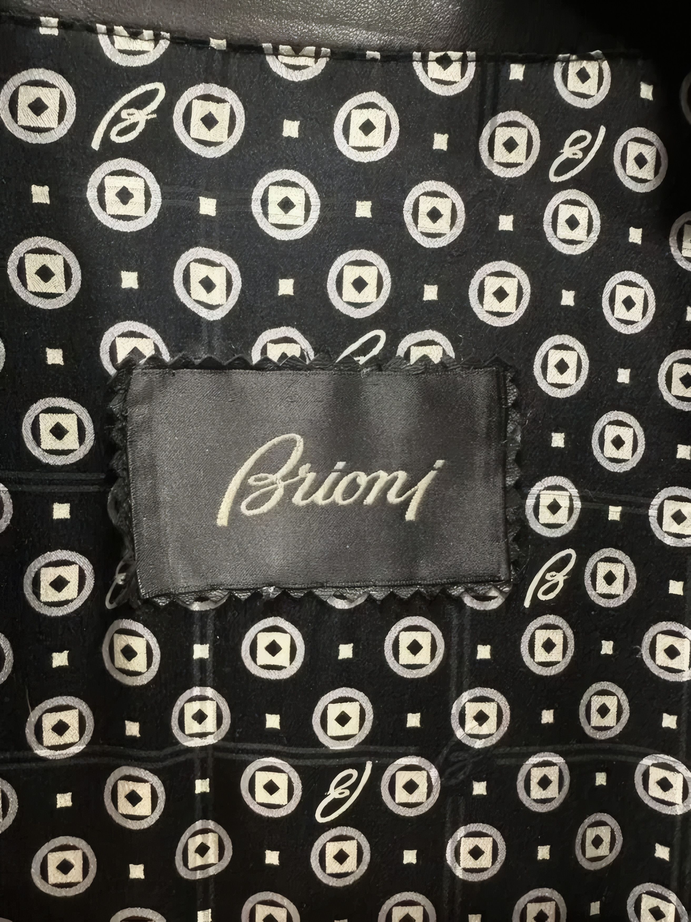 Brioni Cashmere & Beaver Fur Collar Belted Overcoat
