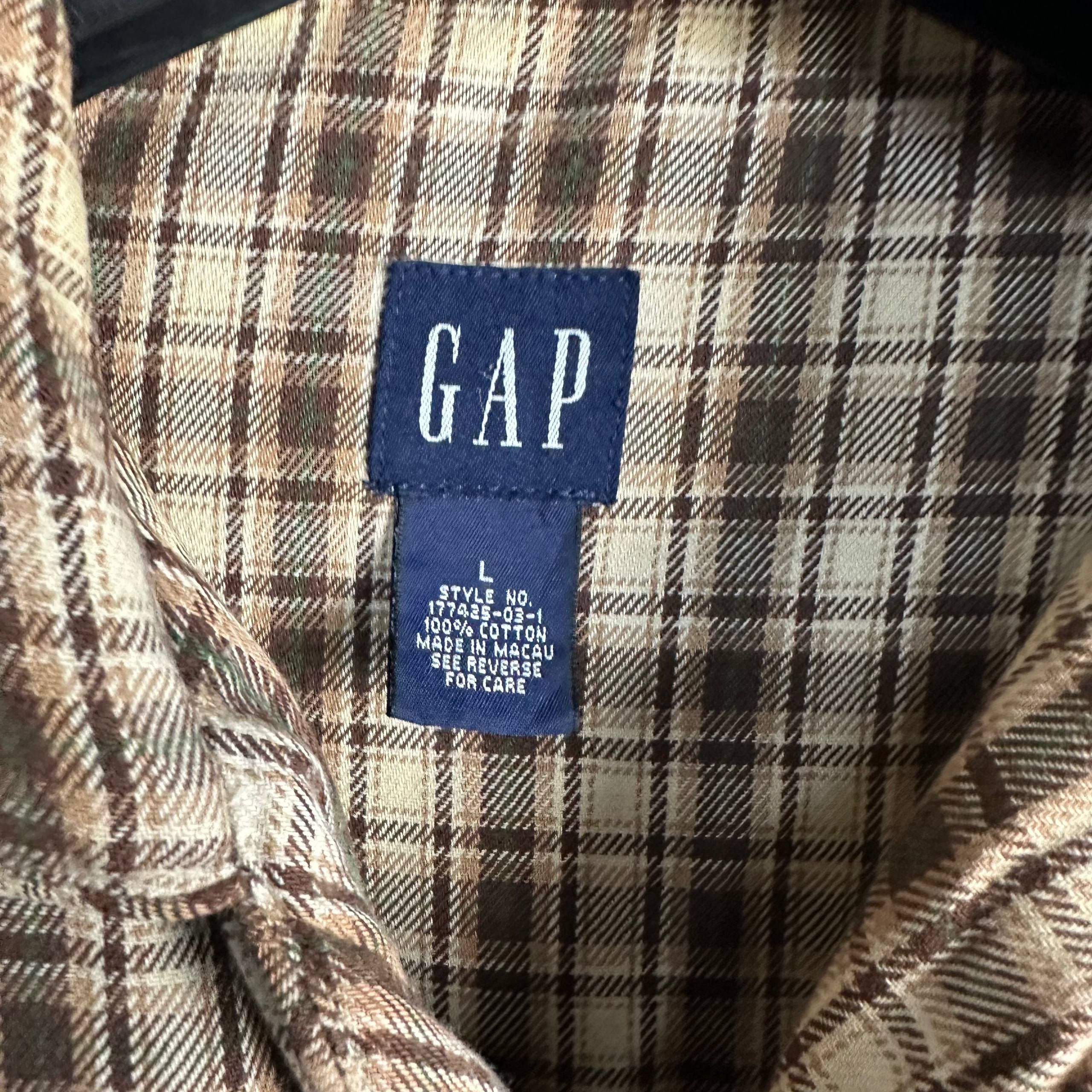 Gap Vintage Gap Plaid Check Relaxed Loose Fit Shirt Size US XL / EU 56 / 4 - 3 Thumbnail