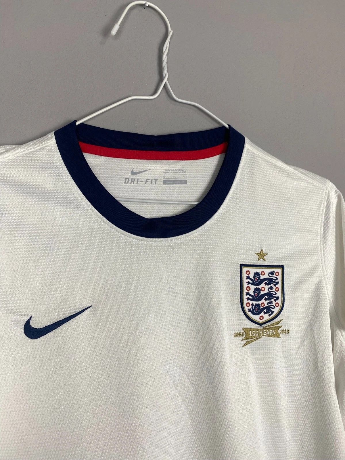 Nike England 2013/2014 Nike Home Football Shirt Soccer Jersey Size US XL / EU 56 / 4 - 2 Thumbnail