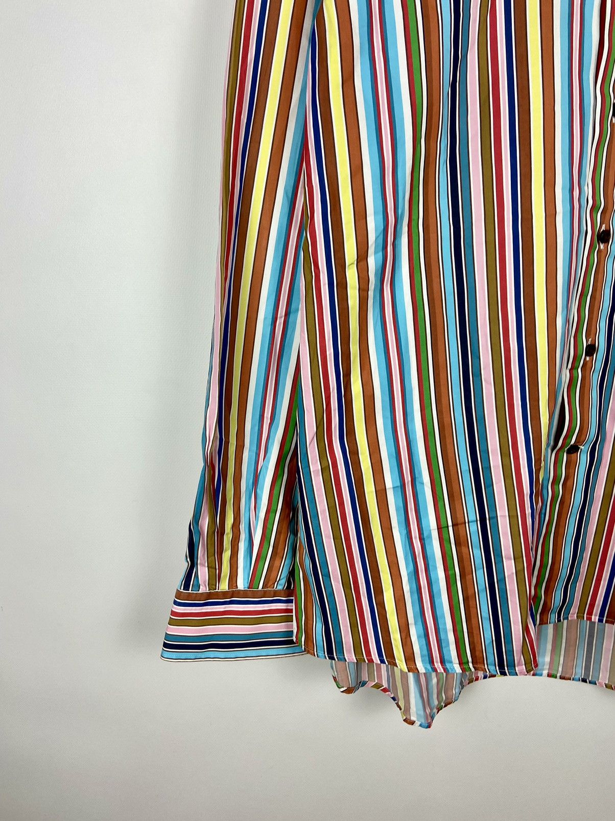 Etro Etro Milano Mens Striped Button-Down Luxury Shirt Size US L / EU 52-54 / 3 - 7 Thumbnail