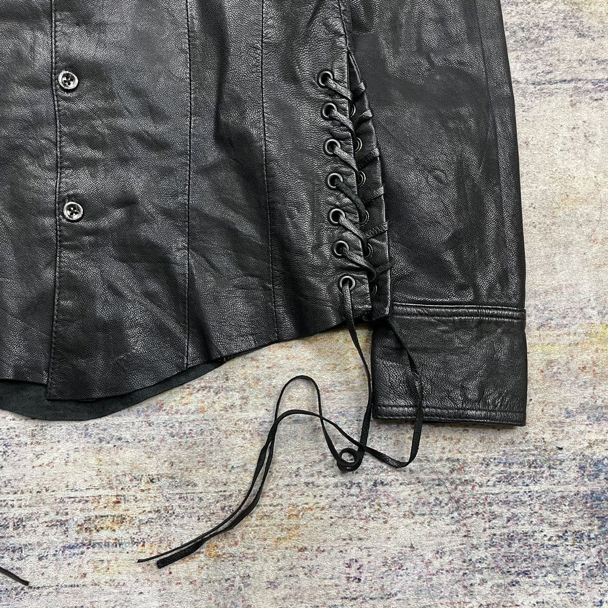If Six Was Nine Civarize leather shirt lace up vkei style Size US S / EU 44-46 / 1 - 5 Thumbnail