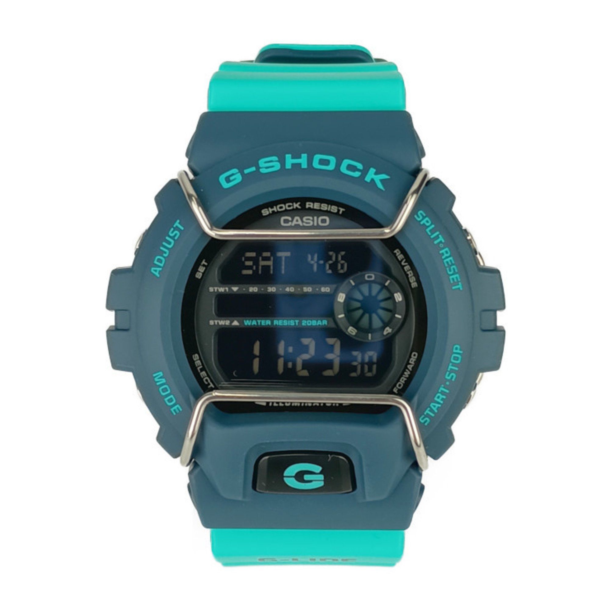 Casio Watch G-Shock G-Lide Gls-6900-2Adr (Gls-6900-2Jf) Green Black Dial Resin Stainless Steel Men's Digital Quartz