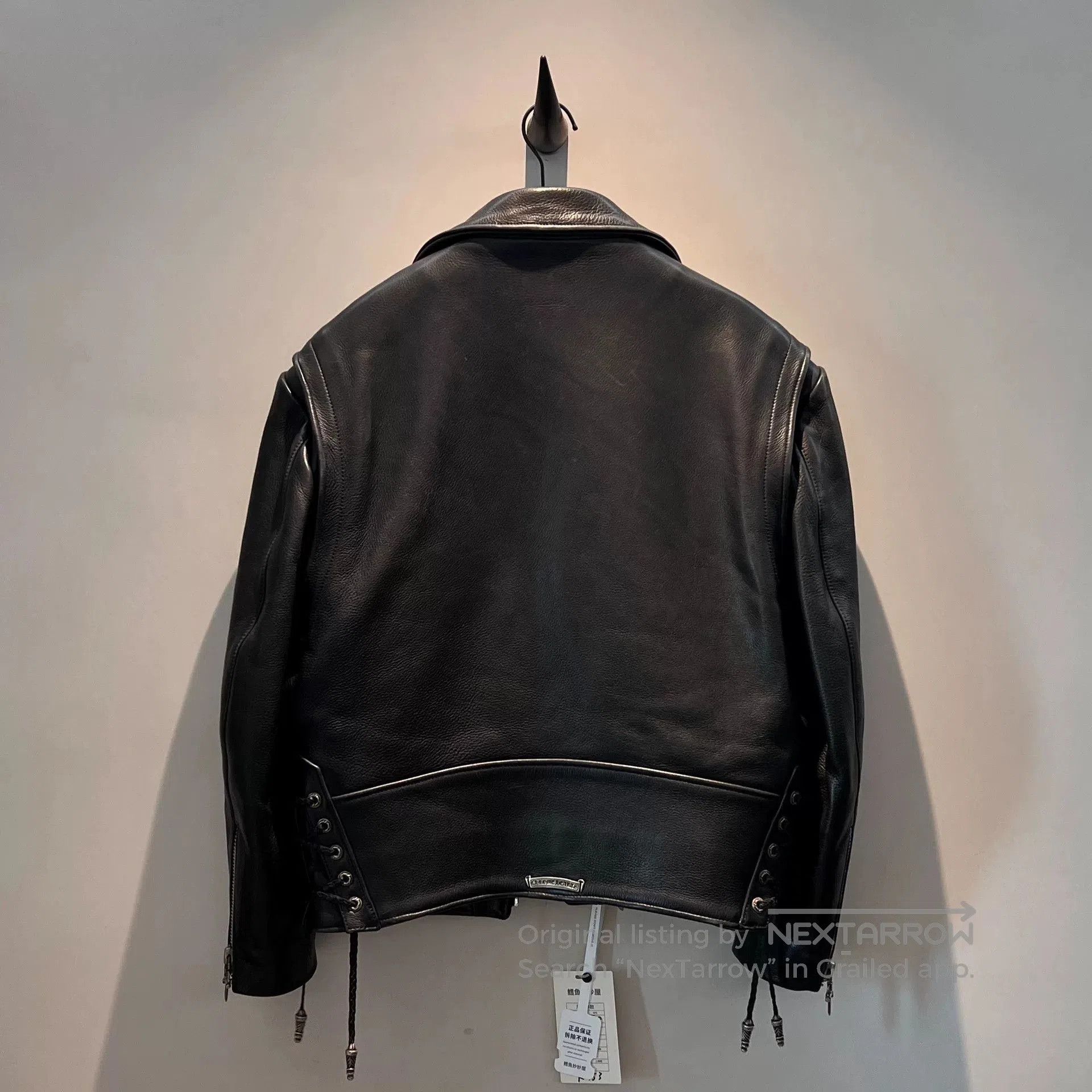 Chrome Hearts chrome hearts silver buckle leather biker jacket. Size US L / EU 52-54 / 3 - 6 Thumbnail