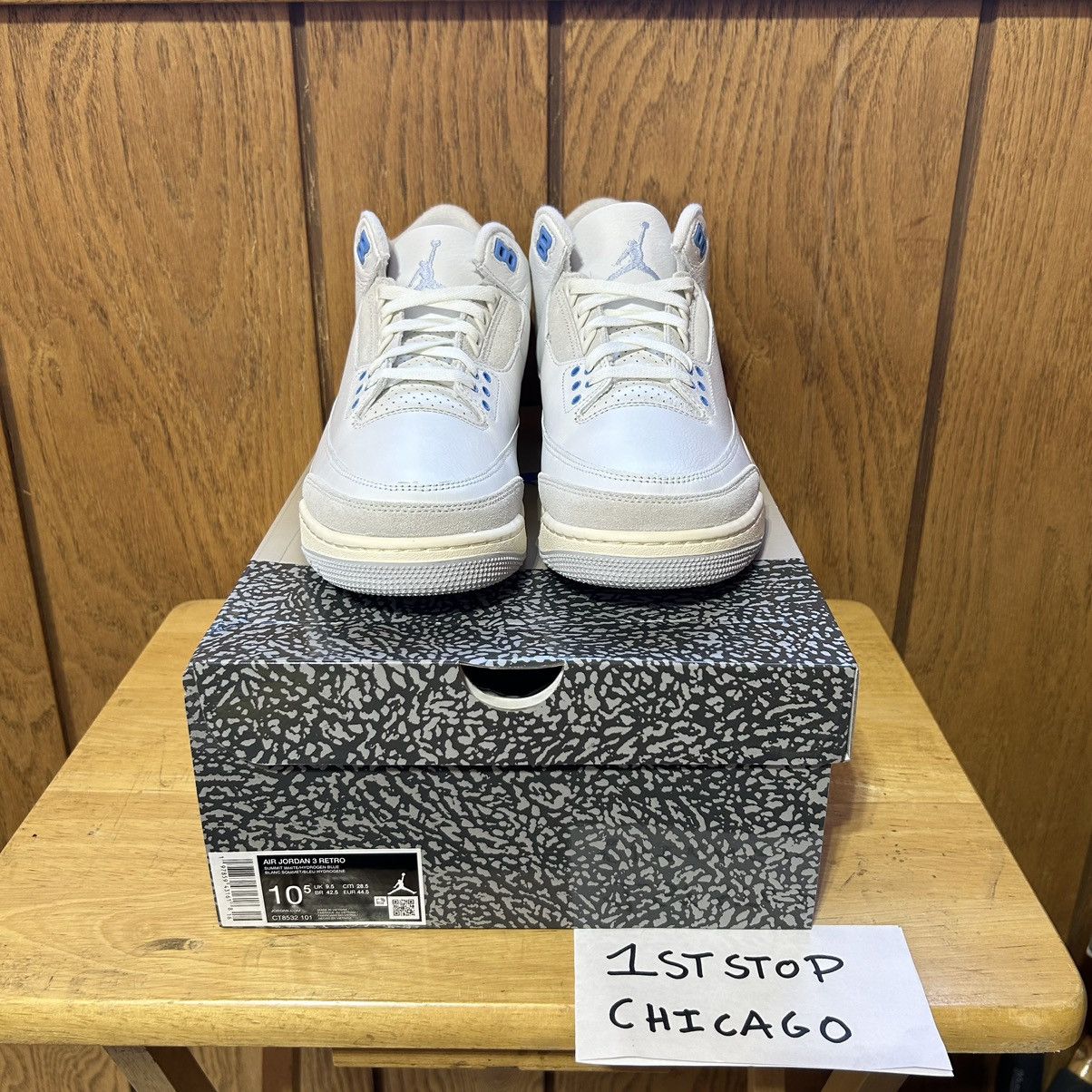 Designer × Jordan Brand × Nike Air Jordan 3 Retro Lucky Shorts CT8532-101 Size 10.5 NEW Size US 10.5 / EU 43-44 - 2 Thumbnail