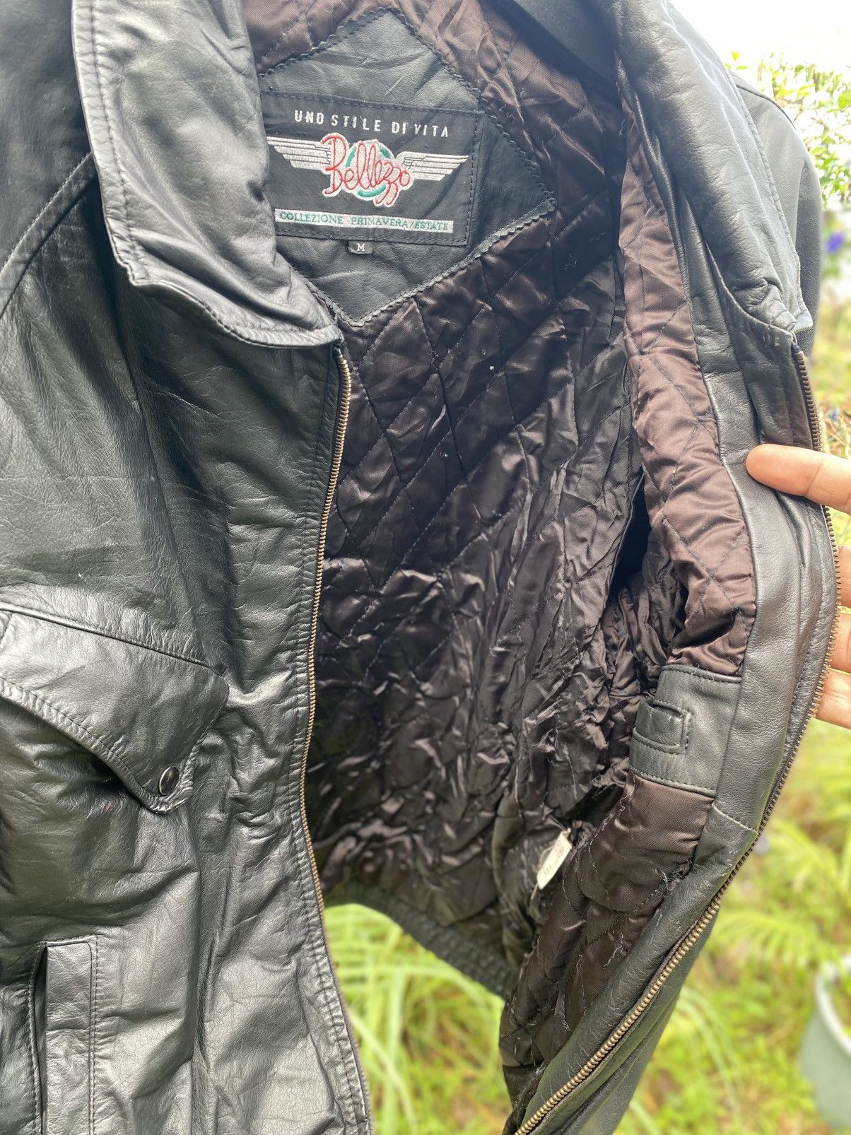 Vintage Vintage Bellezzo Leather Jacket SPRING/SUMMER COLLECTION Size US M / EU 48-50 / 2 - 12 Thumbnail