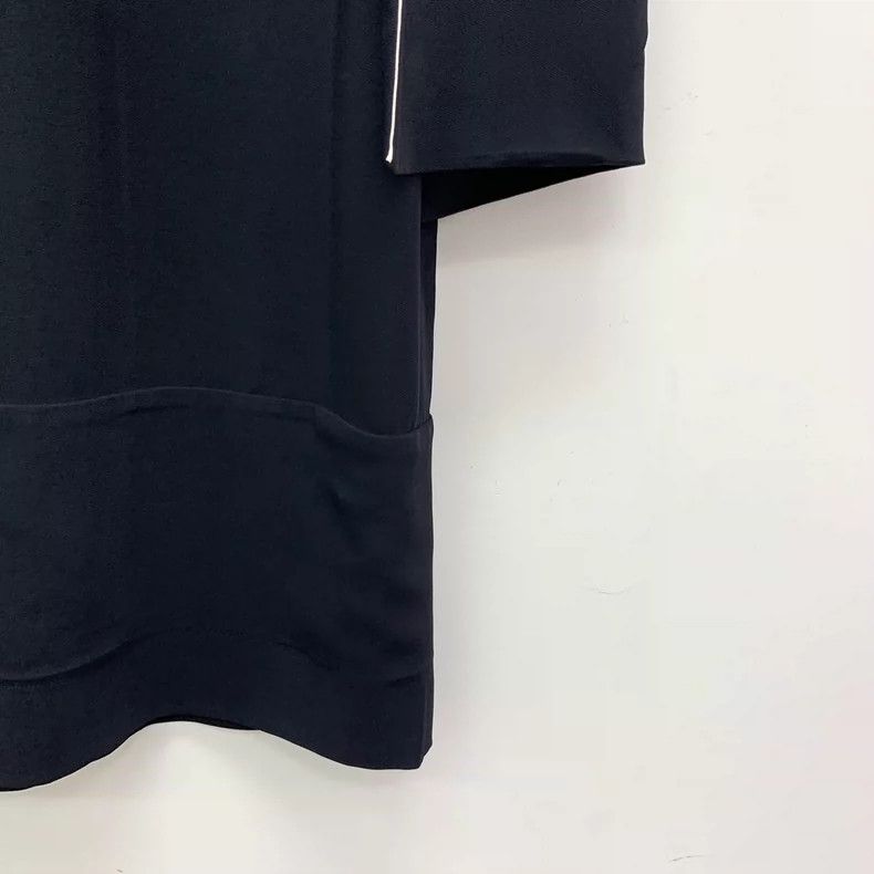Givenchy Givenchy Black Zipper Collar Long Sleeve Dress Size XXS / US 00 / IT 34 - 4 Thumbnail