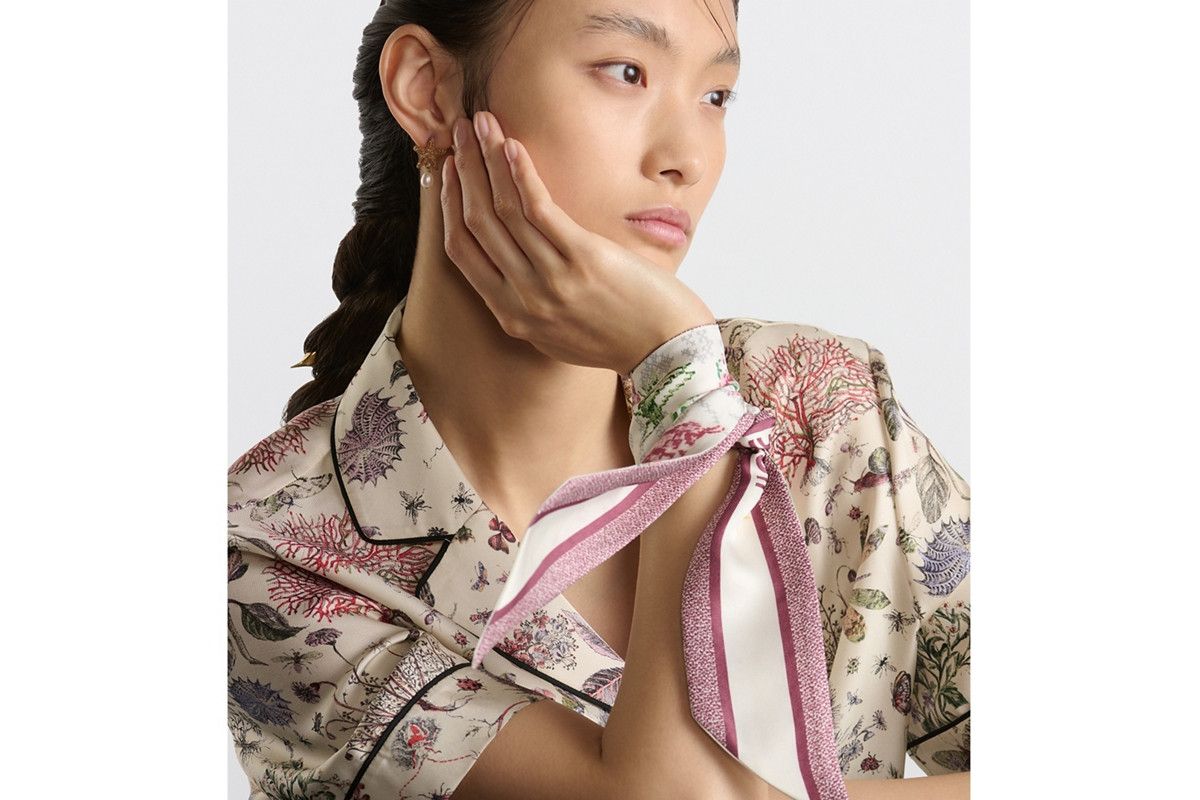 Dior o1bcso1str0226 Size:OS/Taurus Mitzah Scarf in Multicolor Size ONE SIZE - 5 Thumbnail
