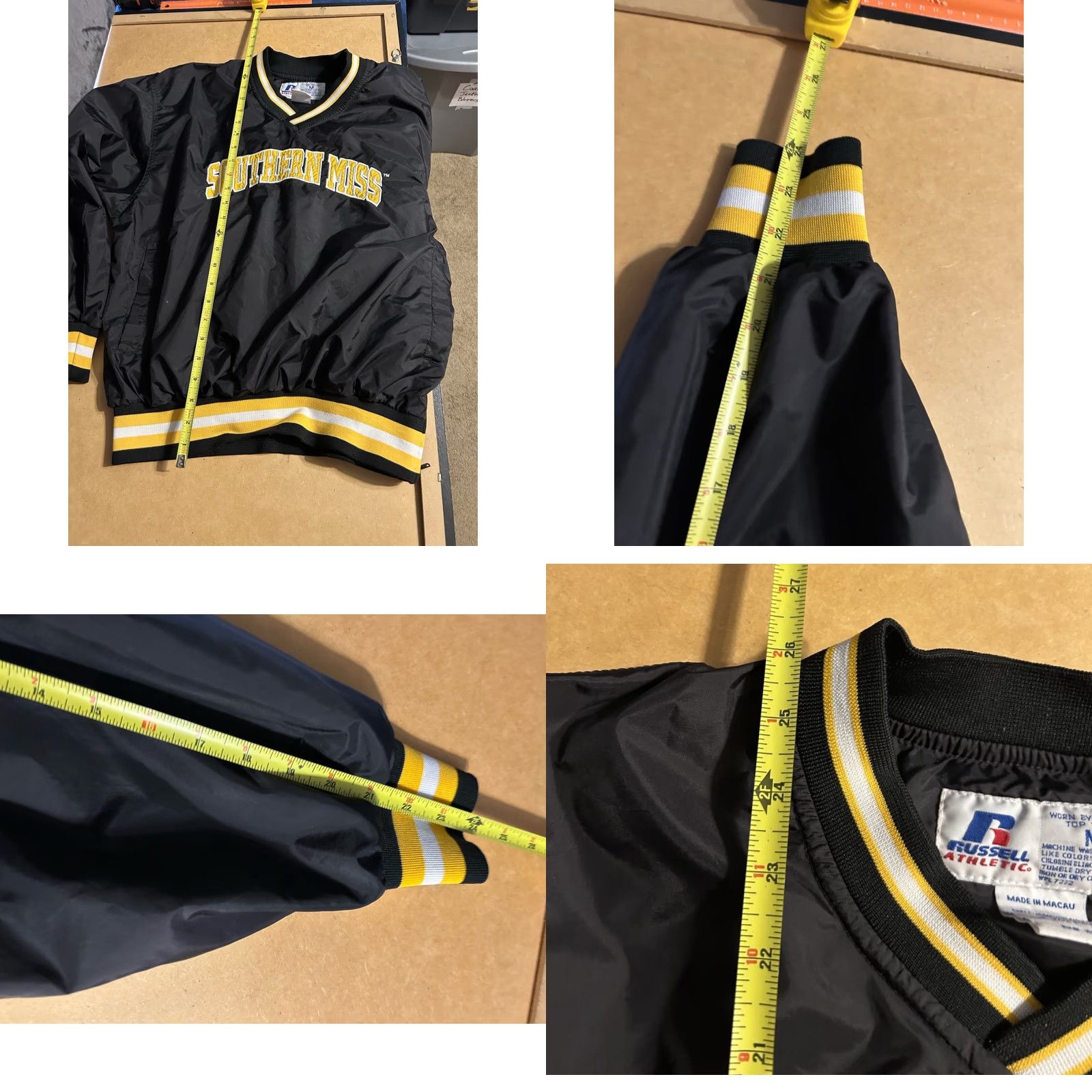 Russell Athletic VINTAGE Russell Athletic Pullover Shirt Unisex Adults M Black V Neck USM 90s Size US M / EU 48-50 / 2 - 10 Thumbnail