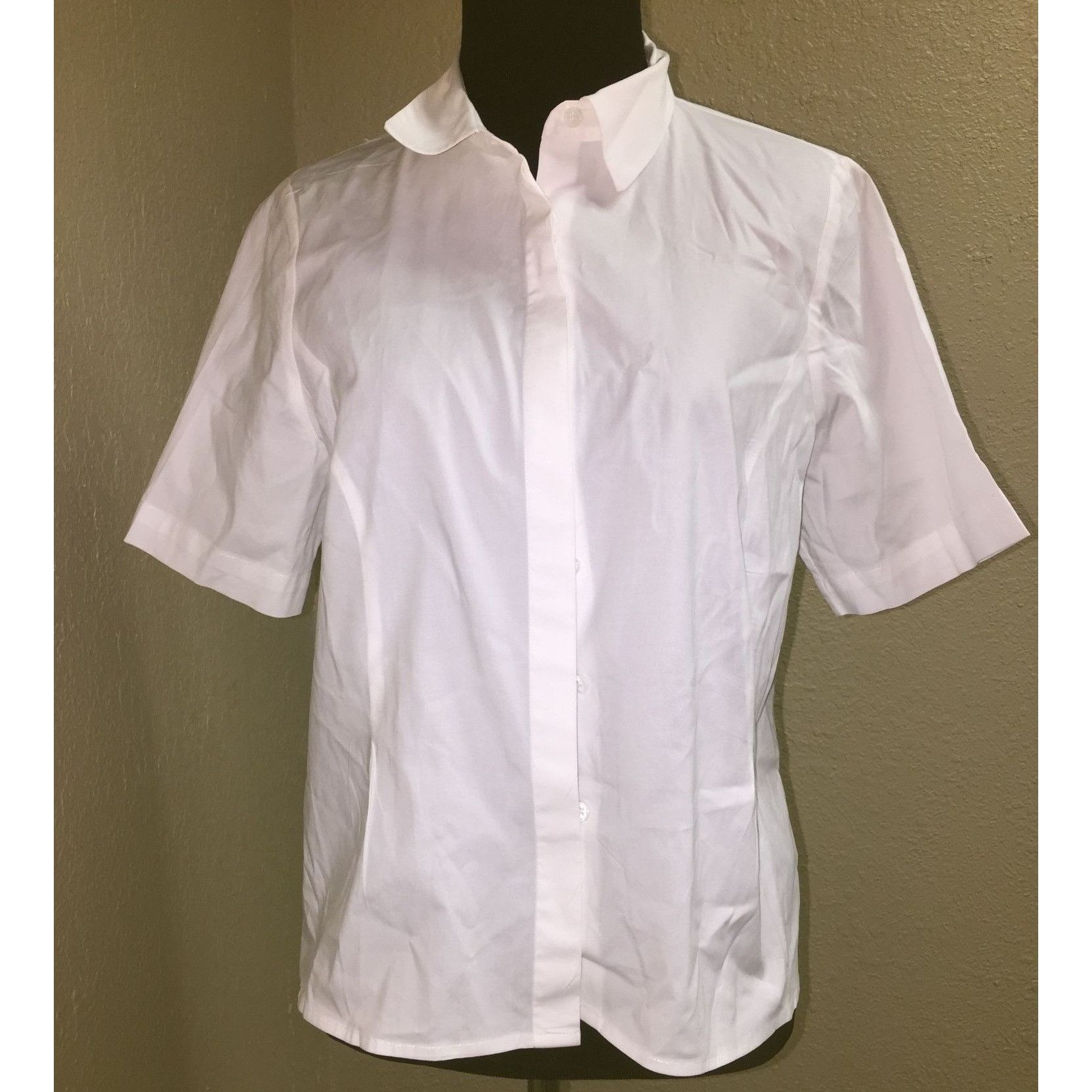 Other Women's Pure Collection Size 8/10 Collared White Button Down Size M / US 6-8 / IT 42-44 - 1 Thumbnail