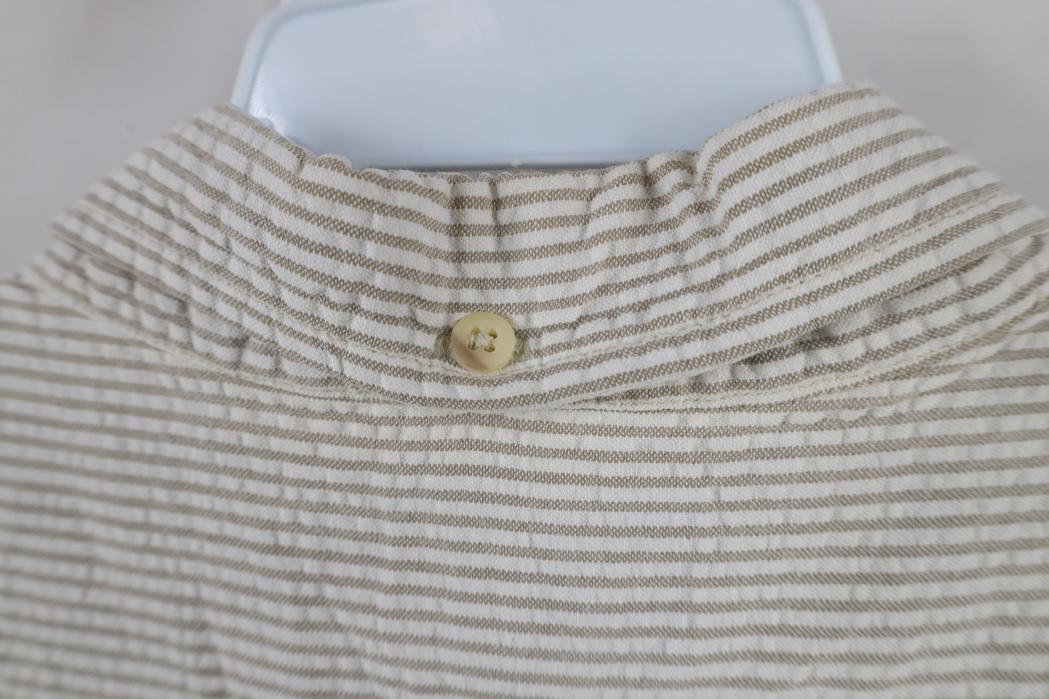 Vintage Vintage 90s Streetwear Striped Seer Sucker Button Down Shirt Size US XL / EU 56 / 4 - 6 Thumbnail