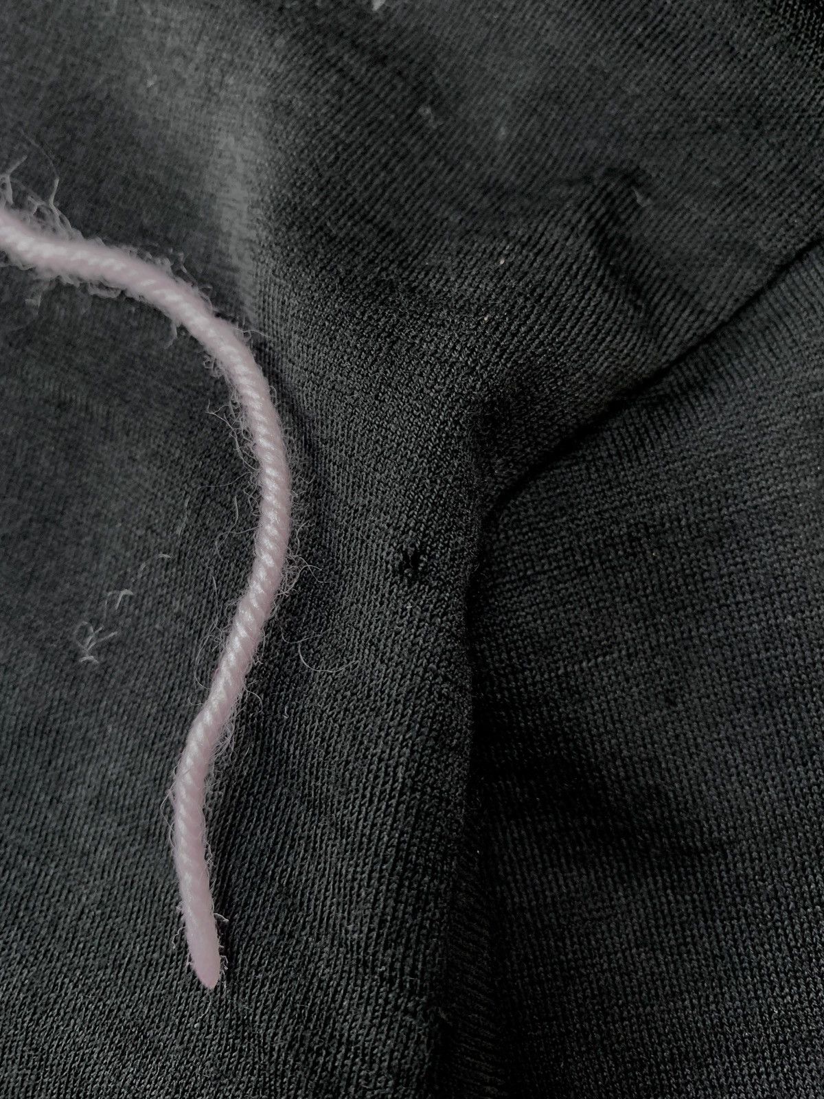 Yohji Yamamoto Wool Deconstructed Long sleeve tee Size US M / EU 48-50 / 2 - 12 Thumbnail